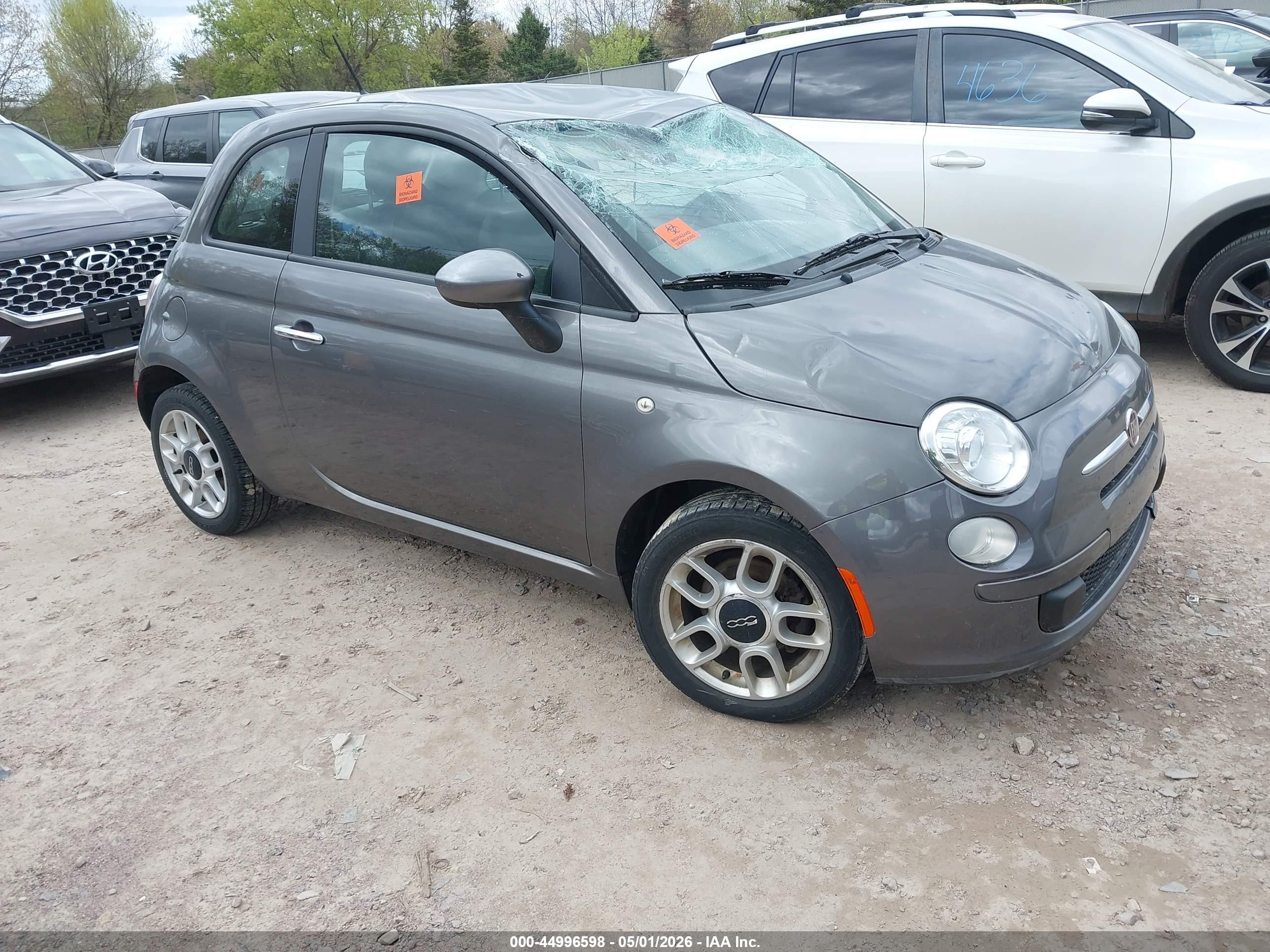 2013 FIAT 500 Pop, VIN 3C3CFFAR3DT635786 — Biohazard / chemical