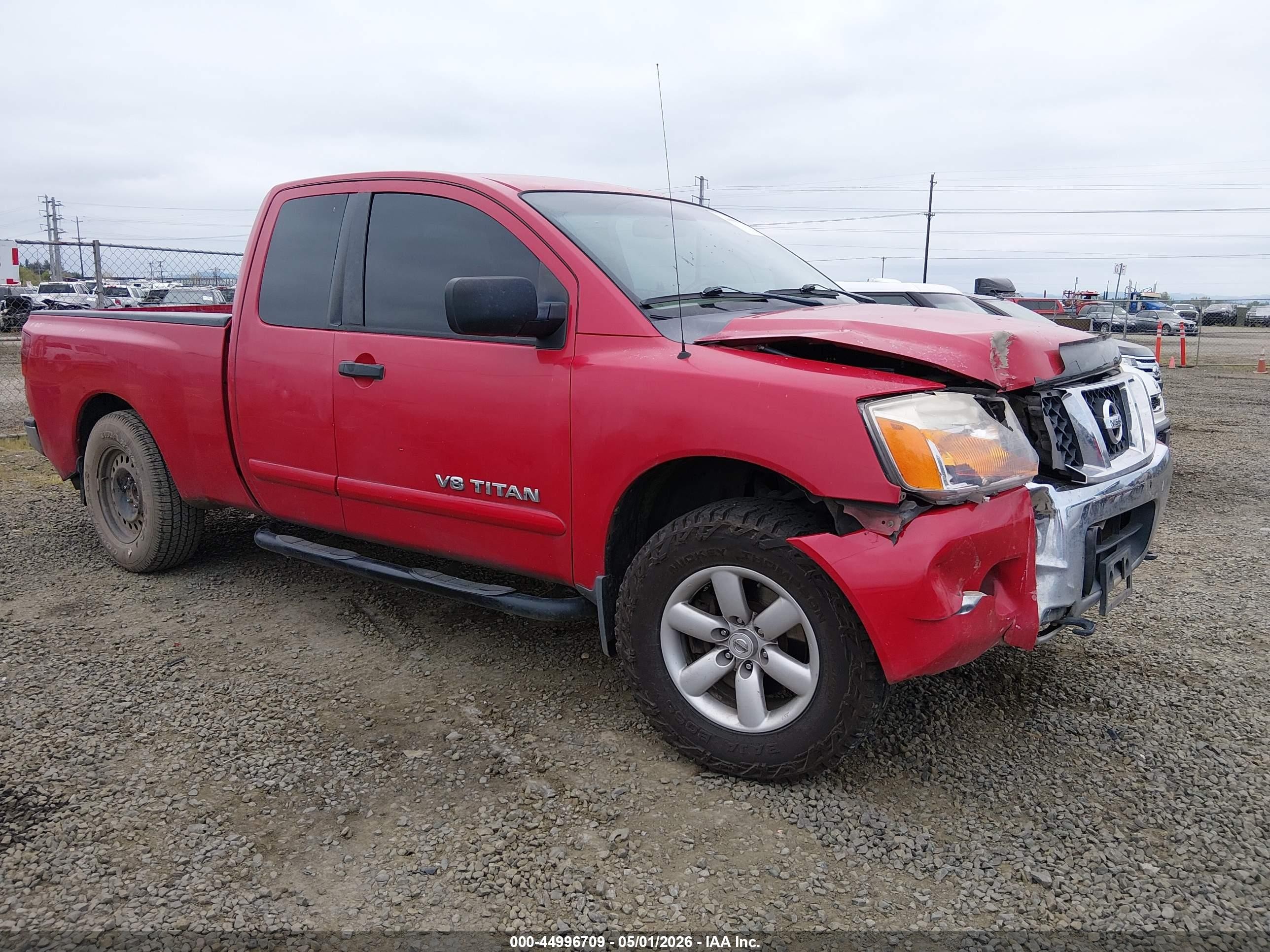 2009 Nissan Titan SE, VIN 1N6AA06C59N308961 — Front end