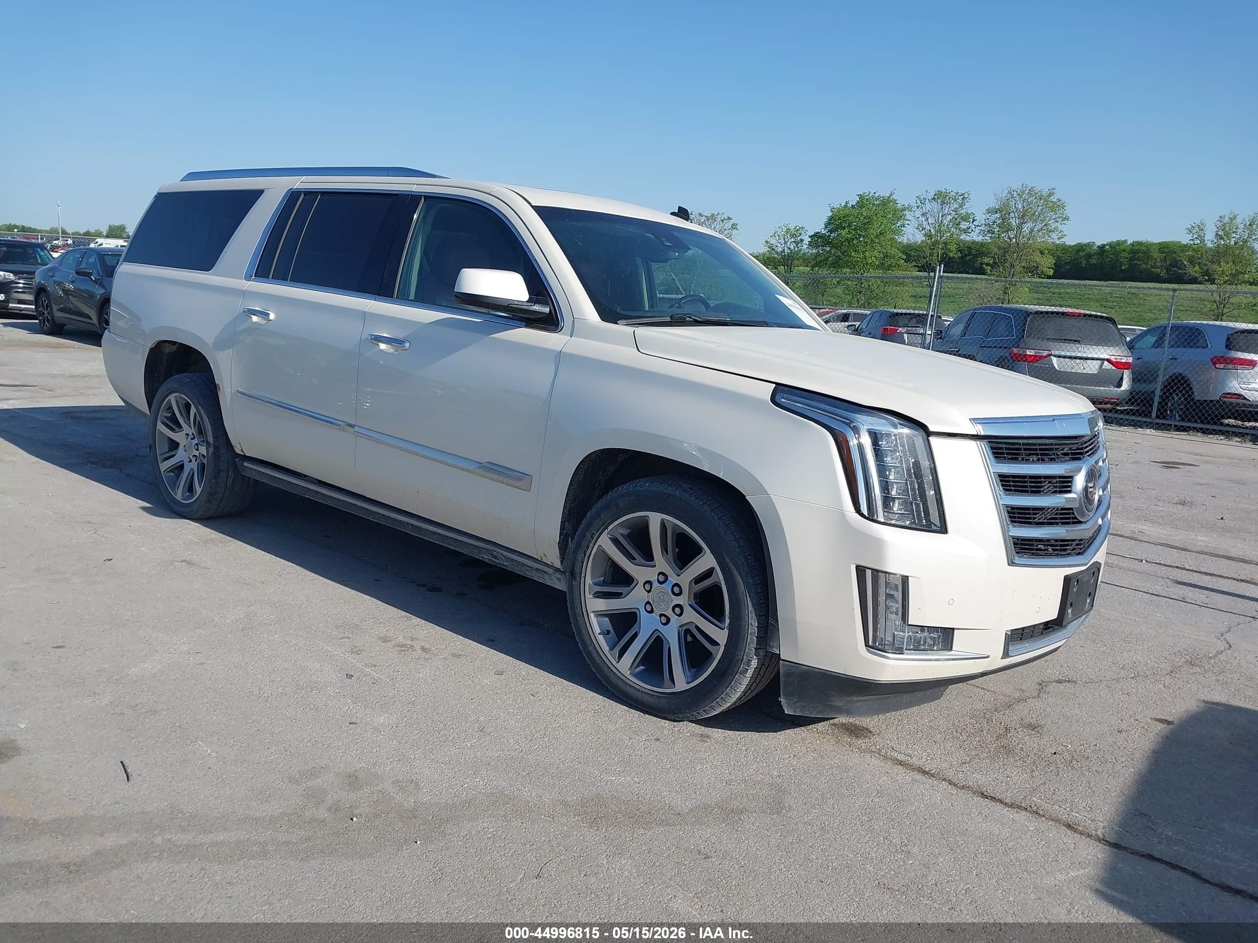 2015 Cadillac Escalade ESV Premium, VIN 1GYS4JKJ2FR280155 — Hail