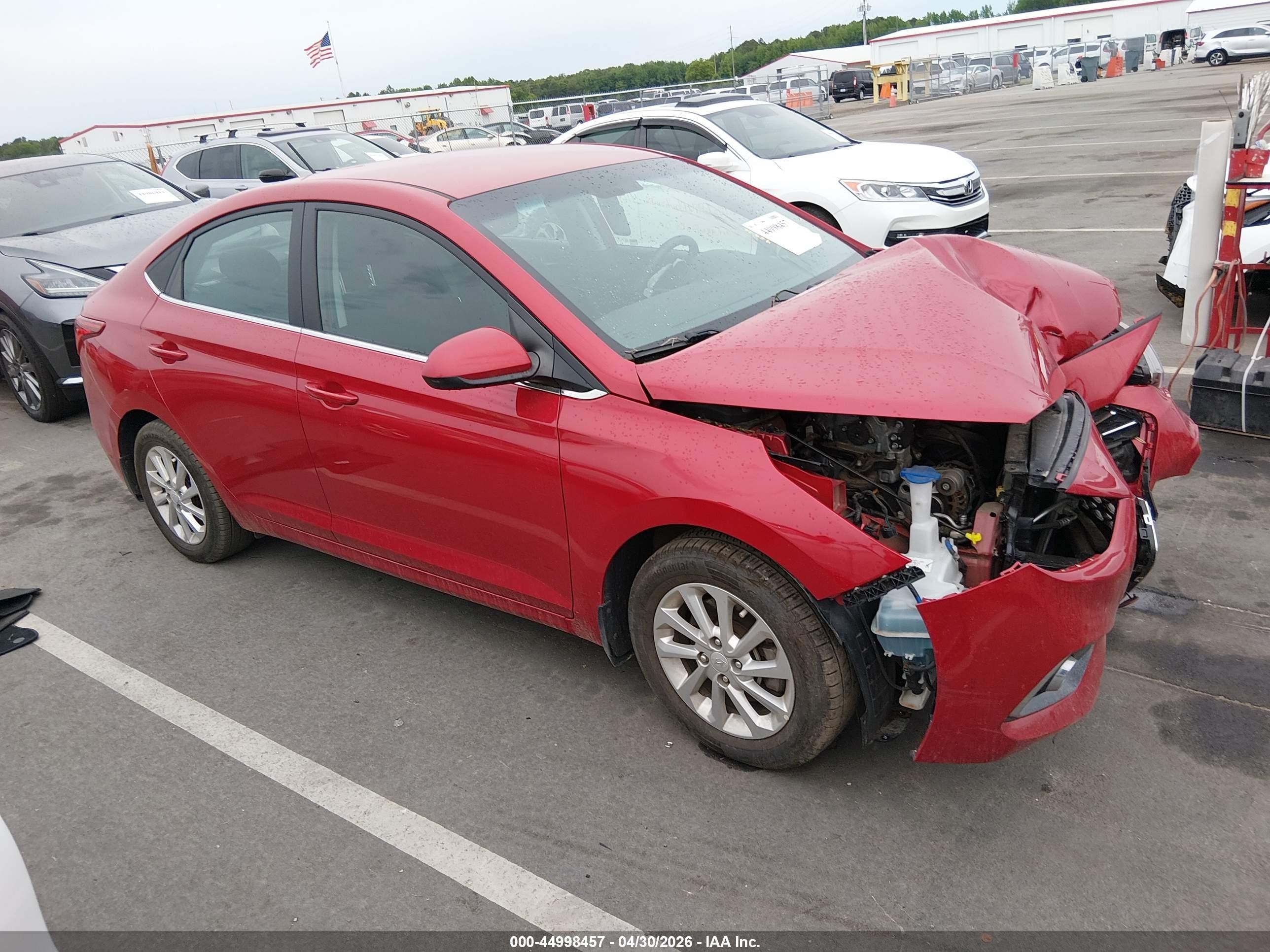 2022 Hyundai Accent SEL, VIN 3KPC24A63NE175455 — Front end