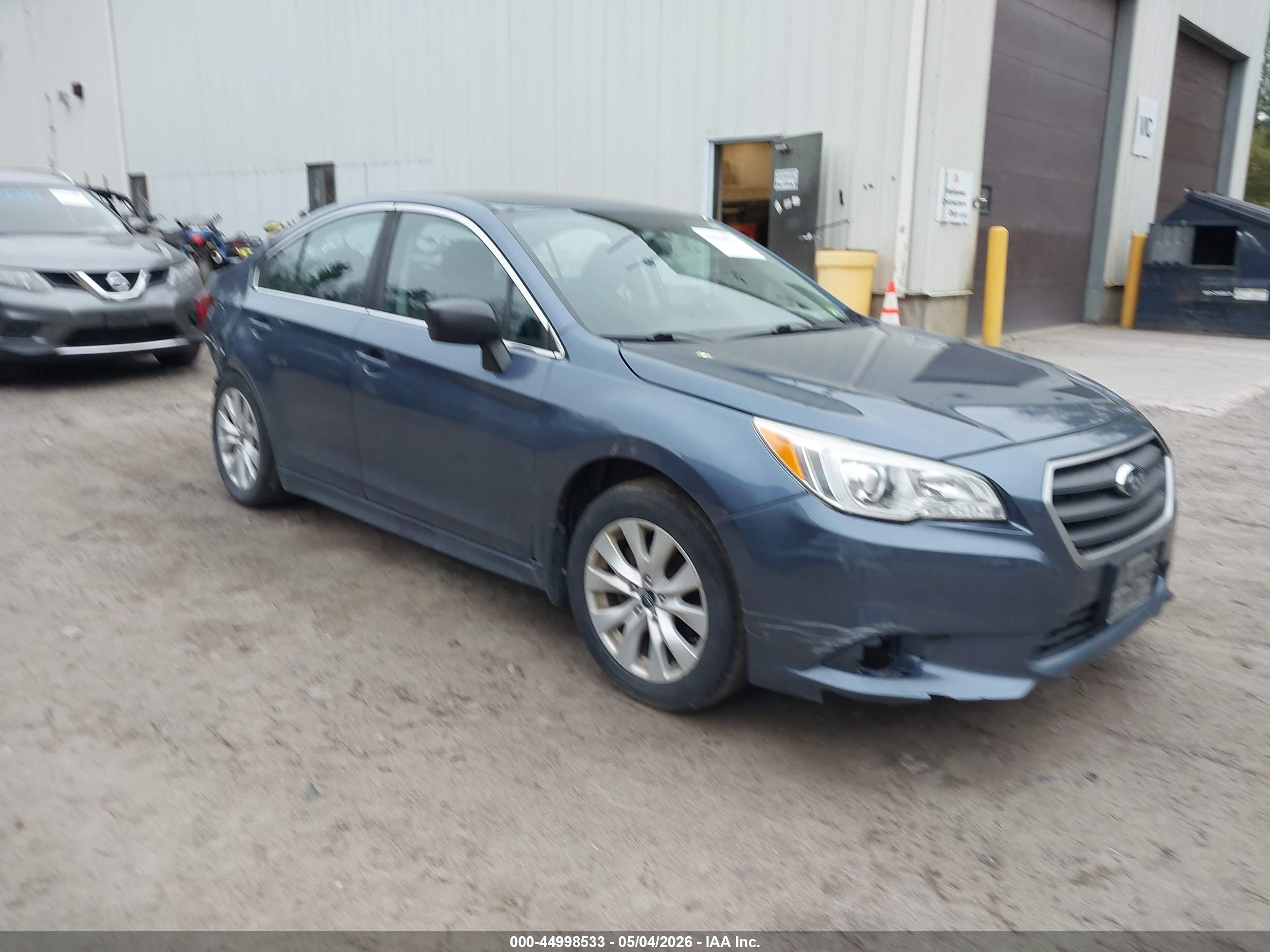 2017 Subaru Legacy, VIN 4S3BNAB69H3043408 — Rear end