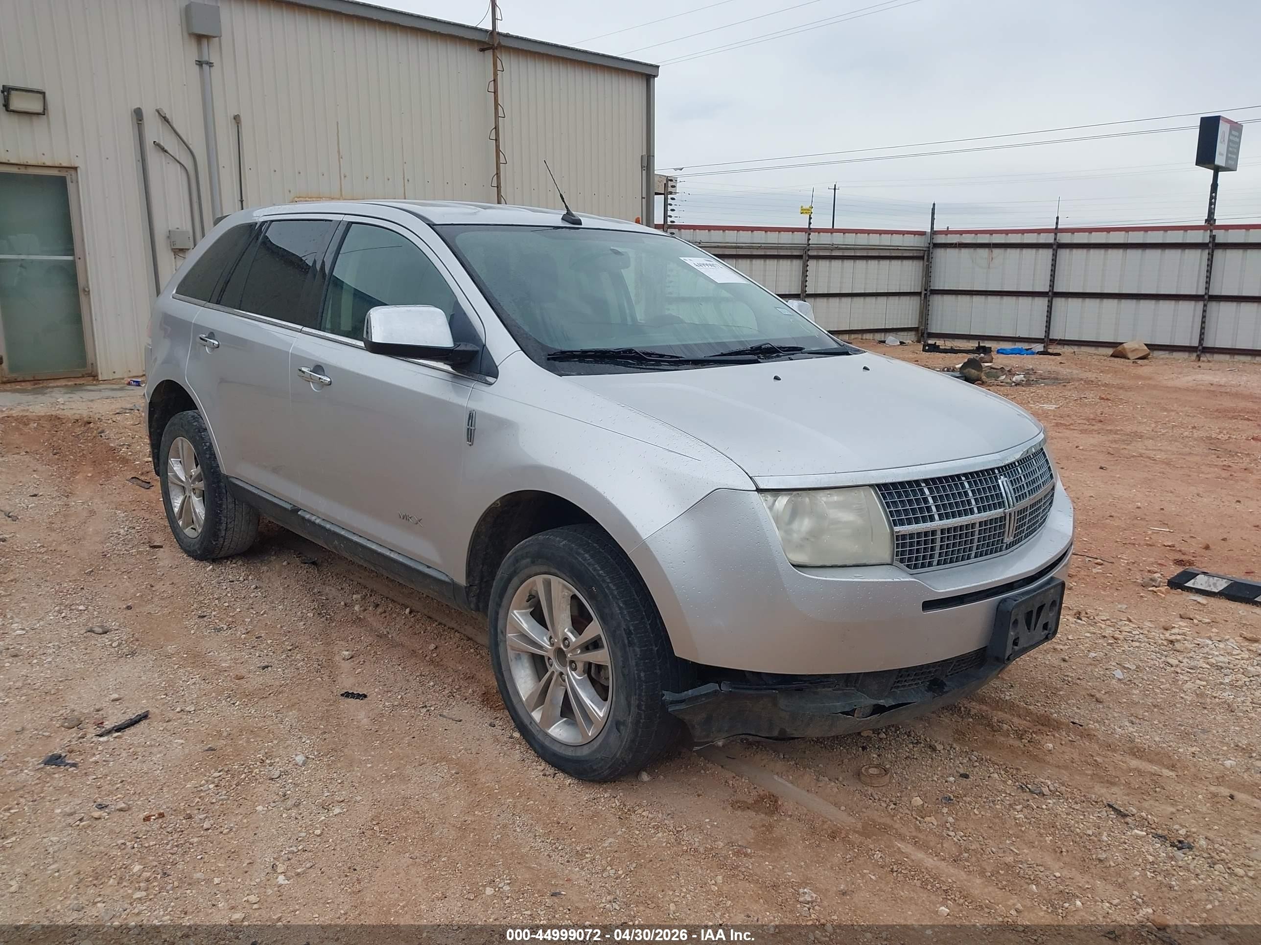 2010 Lincoln MKX, VIN 2LMDJ8JC0ABJ27126 — Repossession
