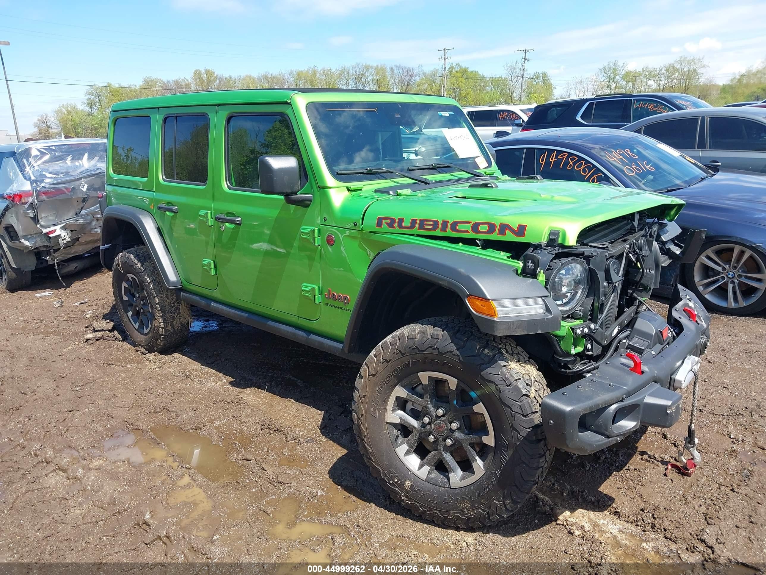 2025 Jeep Wrangler Rubicon, VIN 1C4PJXFG3SW634136 — Front end