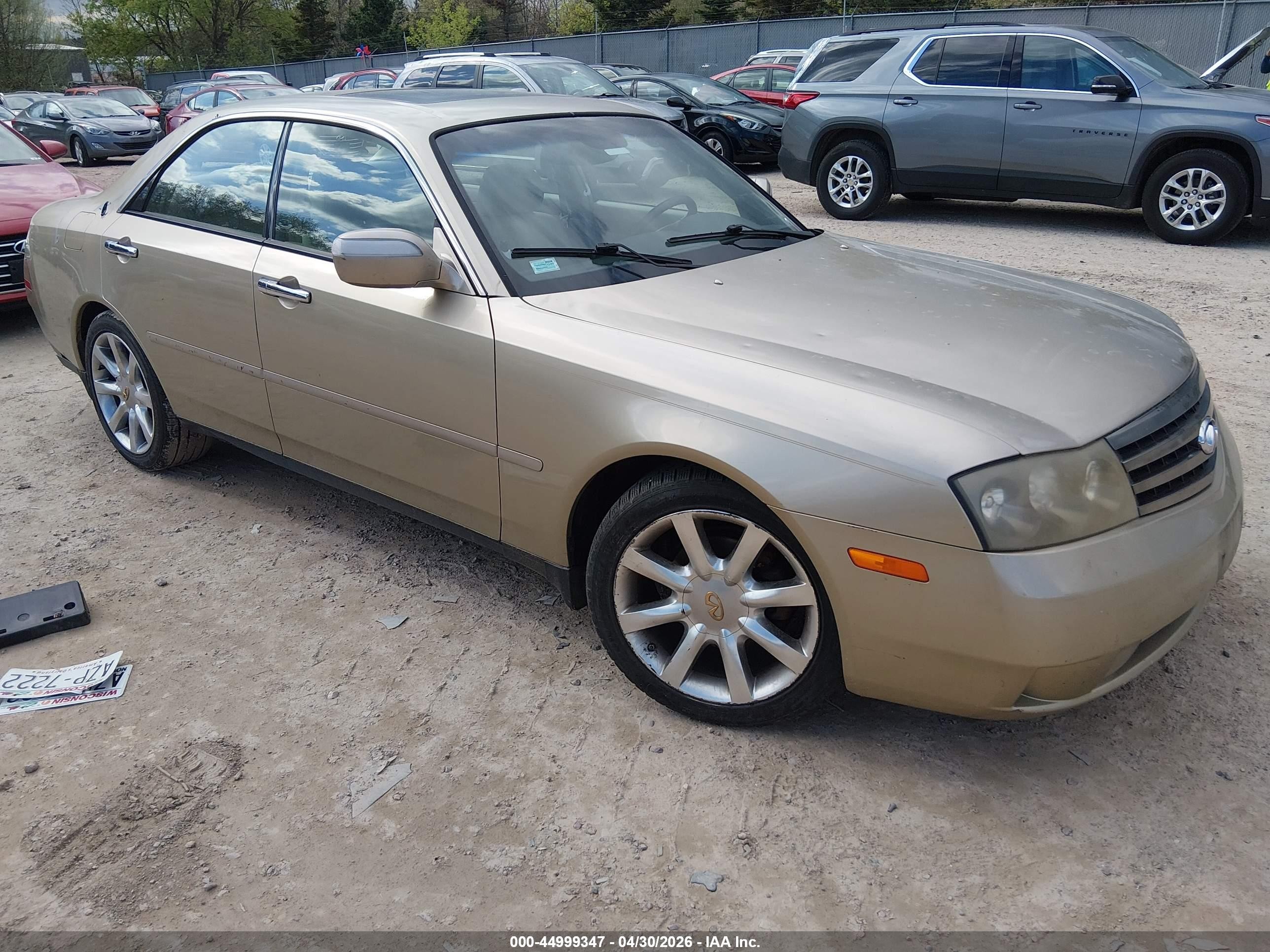 2003 Infiniti M, VIN JNKAY41E33M006241 — Hail
