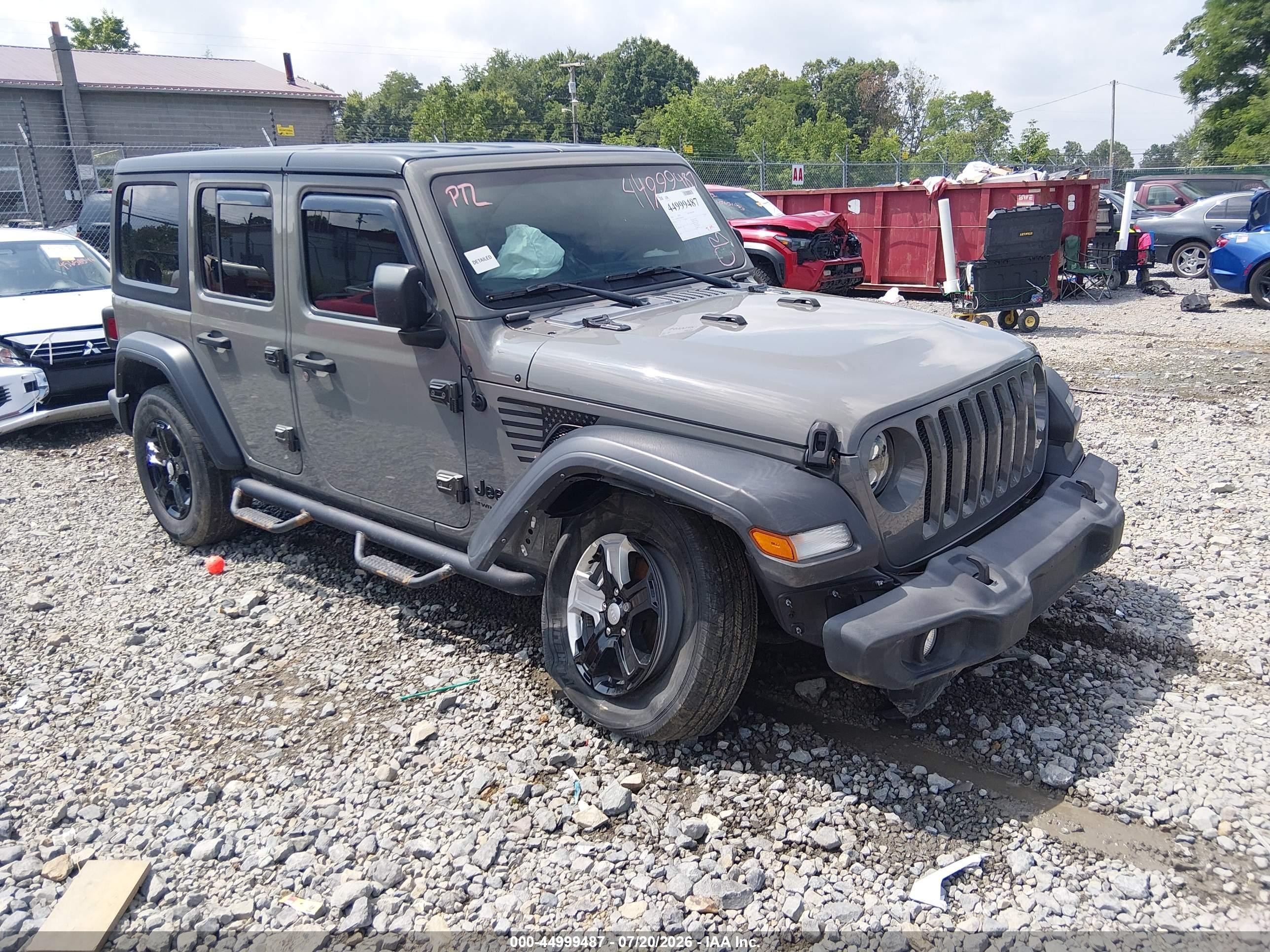 2023 Jeep Wrangler Sport S, VIN 1C4HJXDGXPW607207 — Front end