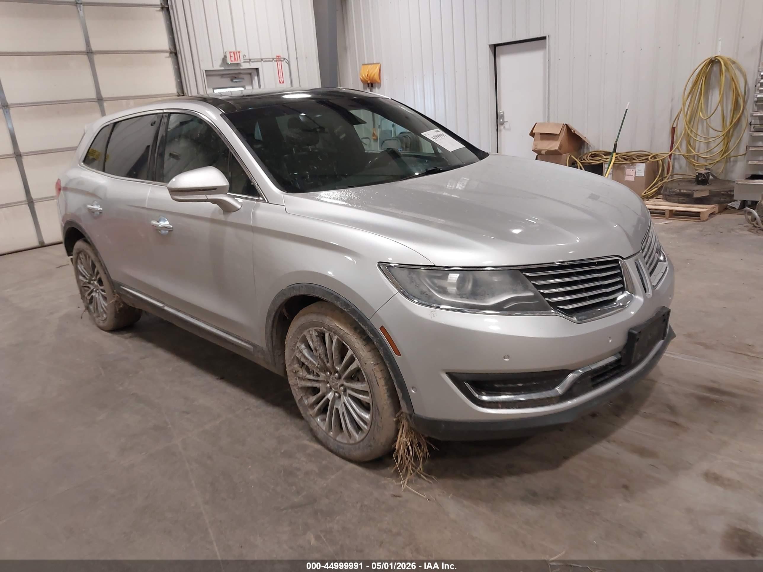 2017 Lincoln MKX Reserve, VIN 2LMPJ8LR0HBL17825 — Theft recovery