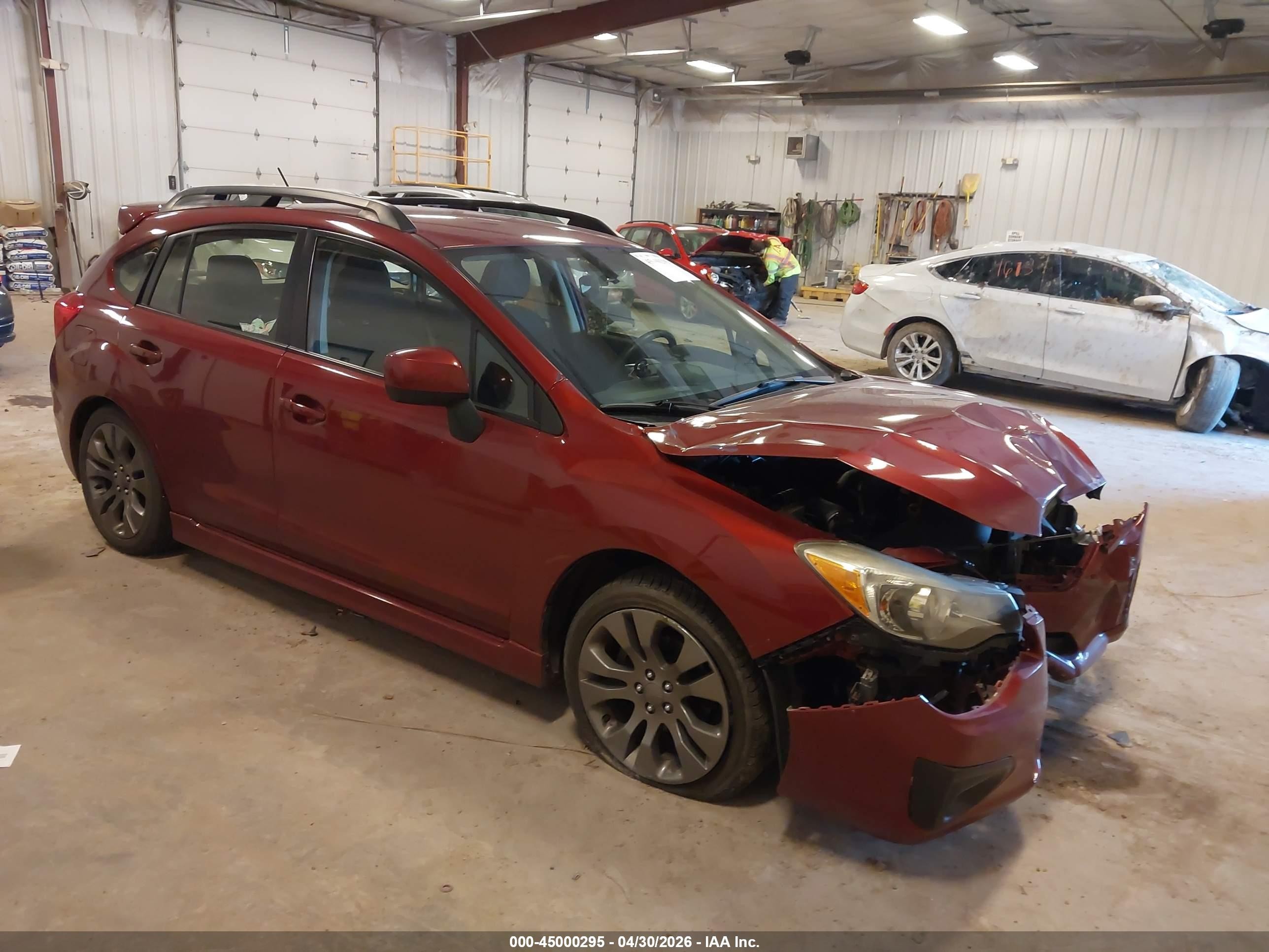 2013 Subaru Impreza Special Sports Premium, VIN JF1GPAL61D2808292 — Front end