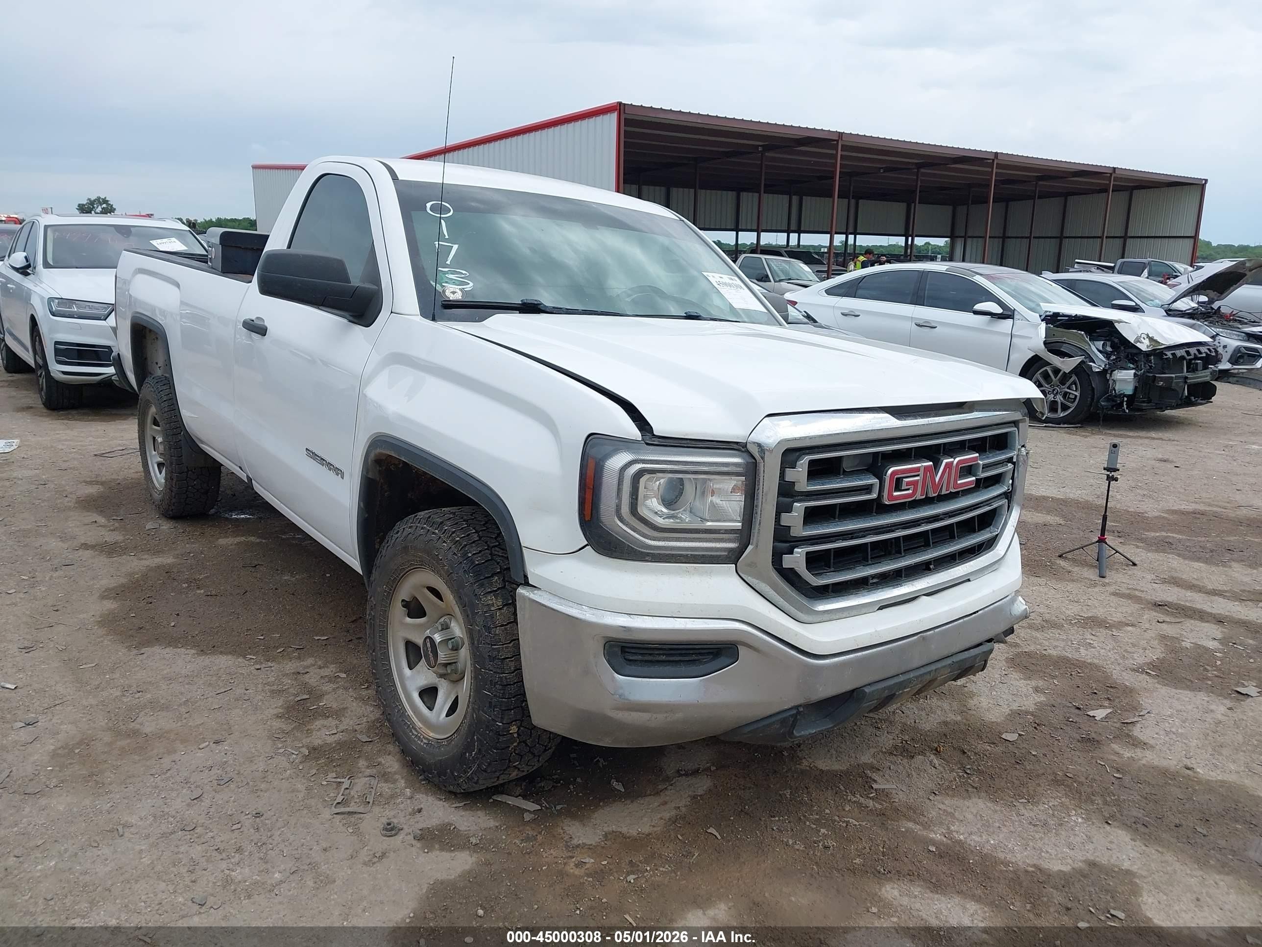 2017 GMC Sierra 1500, VIN 1GTN1LEC6HZ900173 — Front end