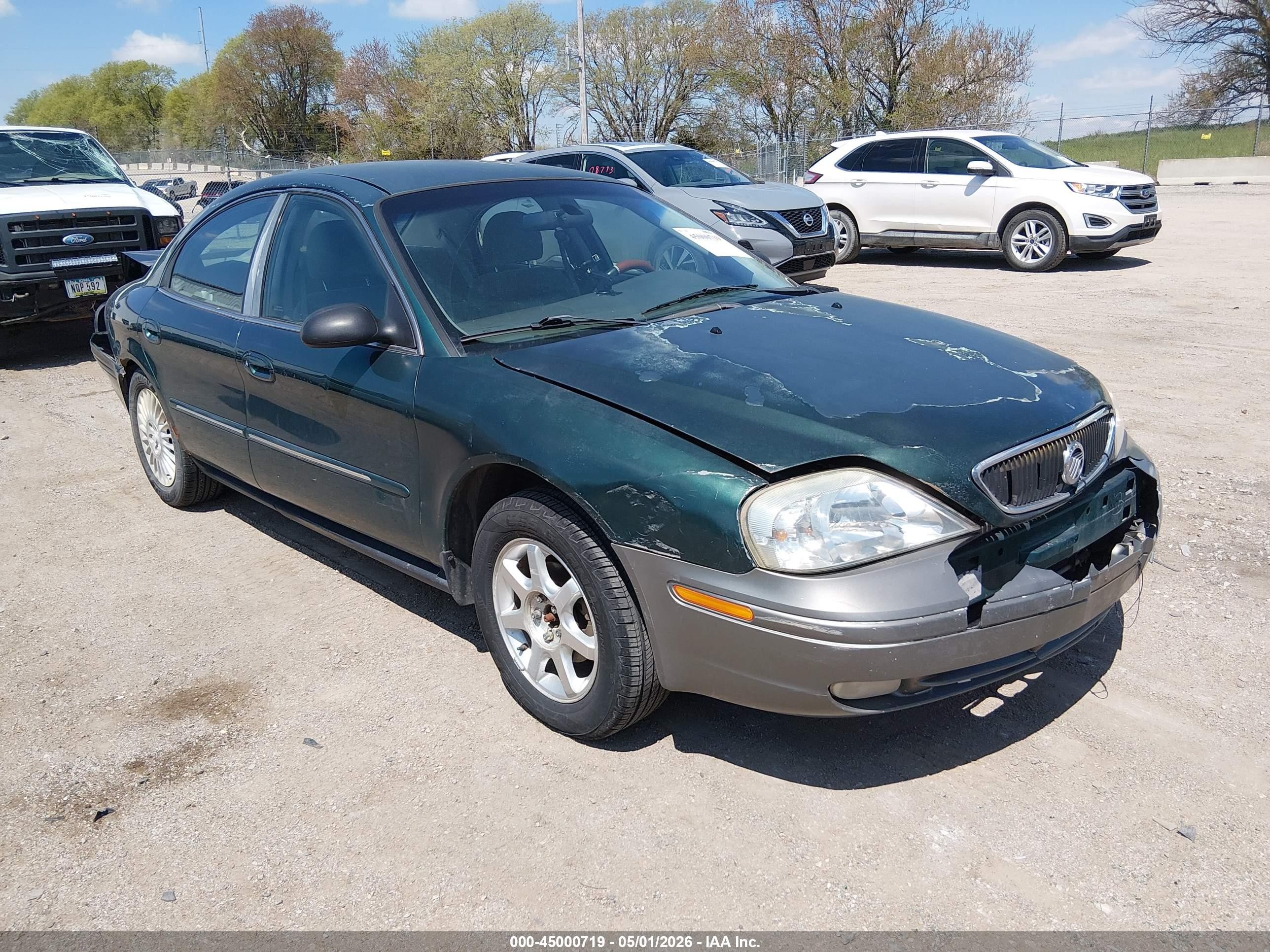2000 Mercury Sable GS, VIN 1MEFM50U3YG627873 — Rear end