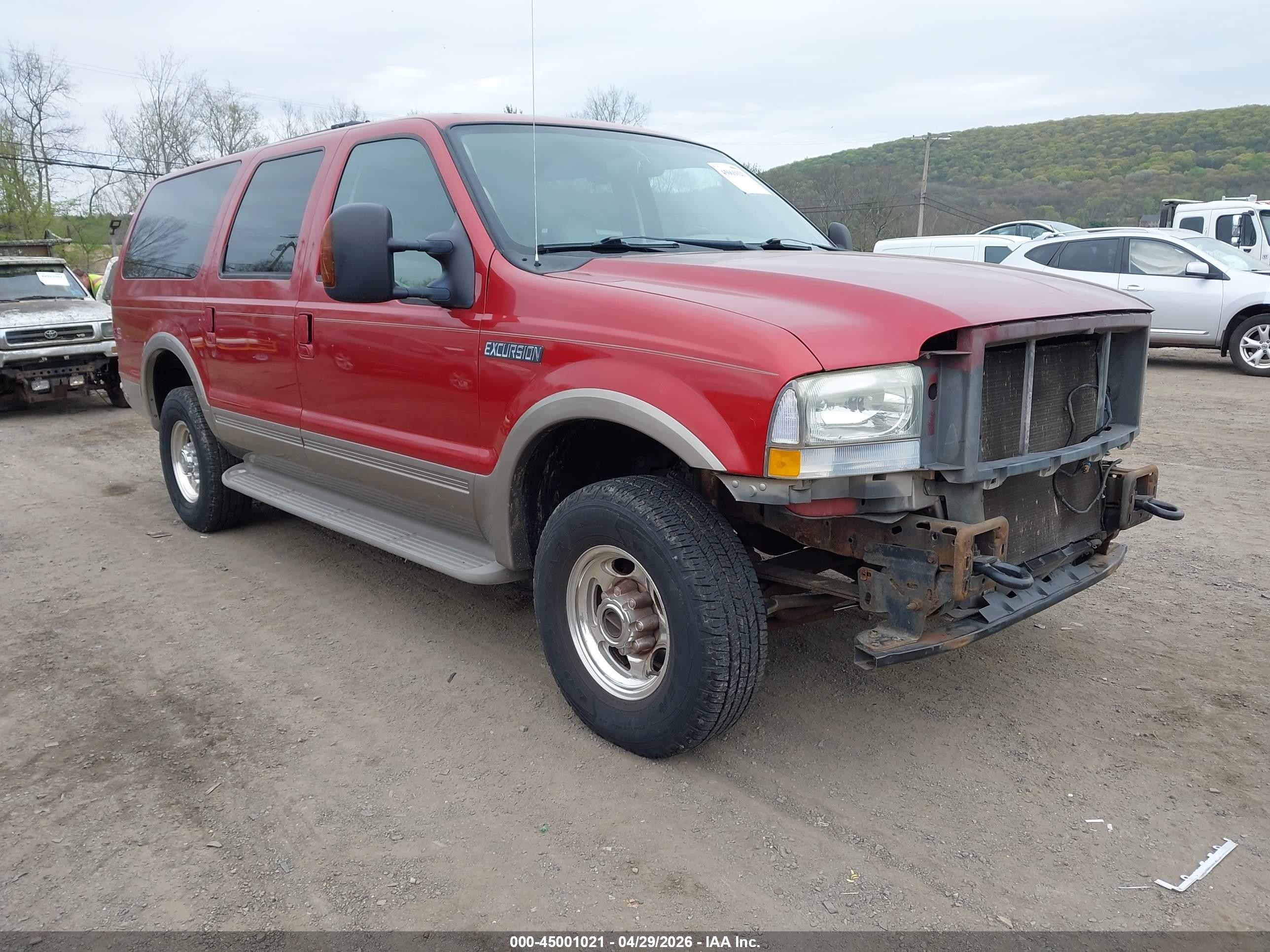 2004 Ford Excursion Eddie Bauer, VIN 1FMNU45S54EA00964 — Normal wear