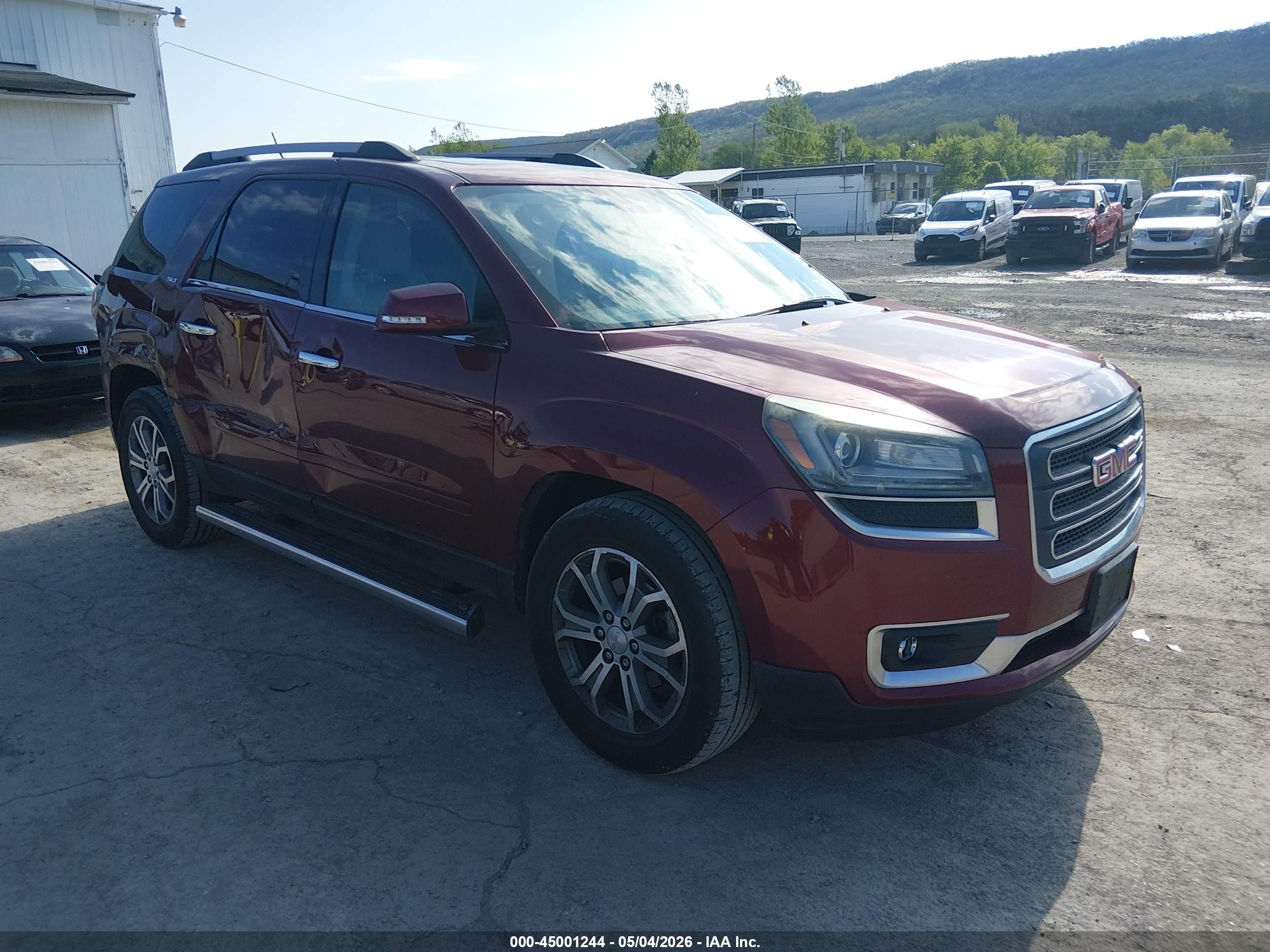 2015 GMC Acadia SLT, VIN 1GKKVRKD8FJ268770 — Side