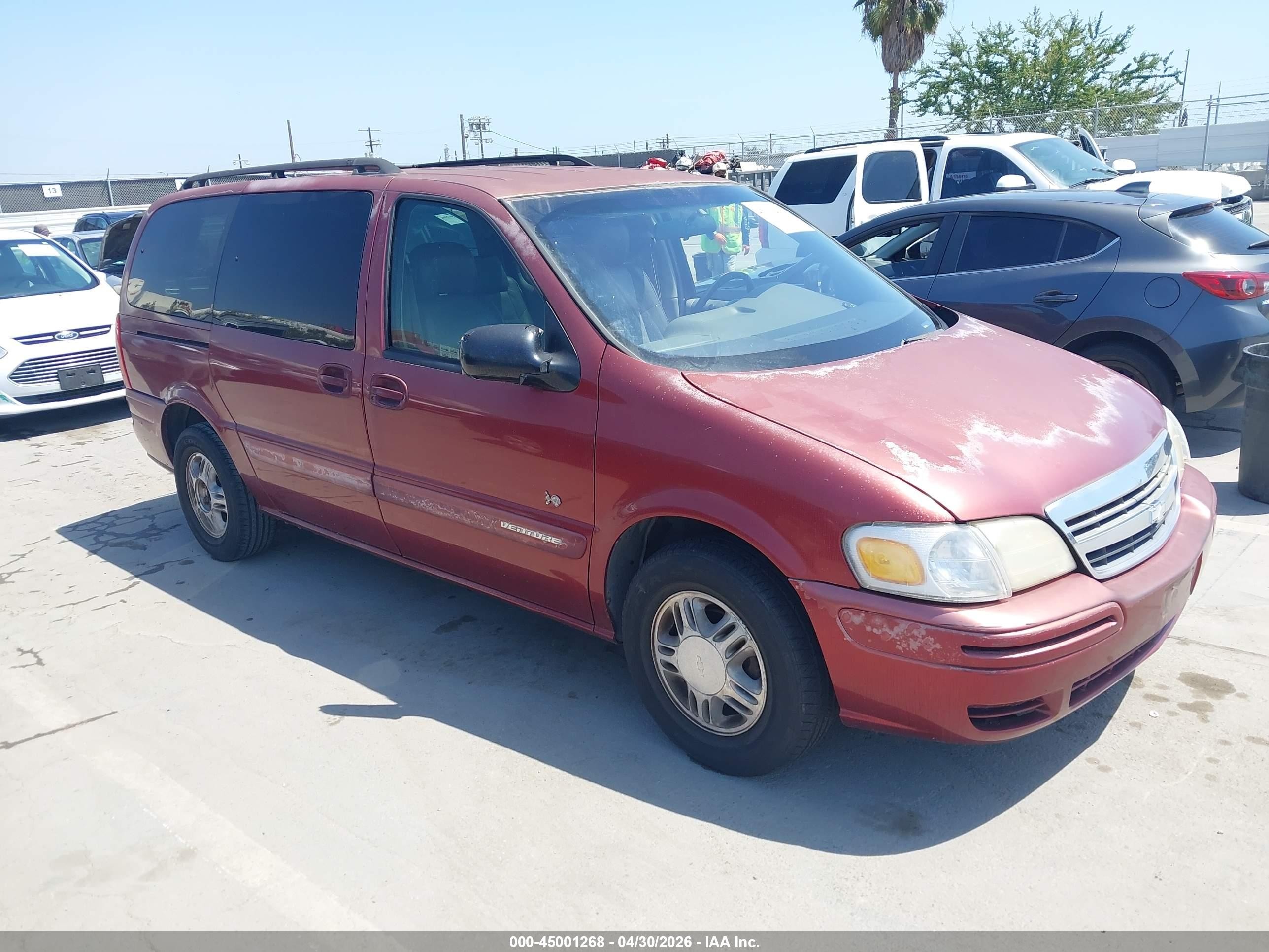 2001 Chevrolet Venture LT, VIN 1GNDX13EX1D166764 — All over