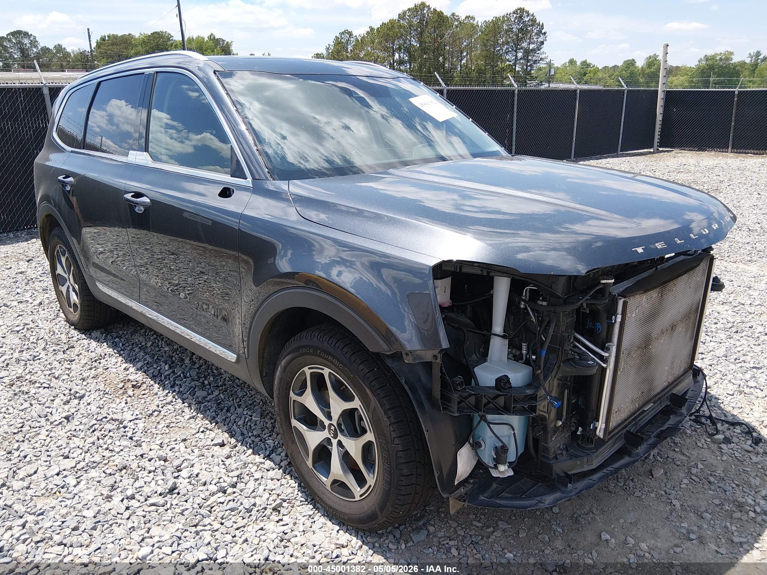 2021 Kia Telluride EX, VIN 5XYP34HC2MG162806 — Front end