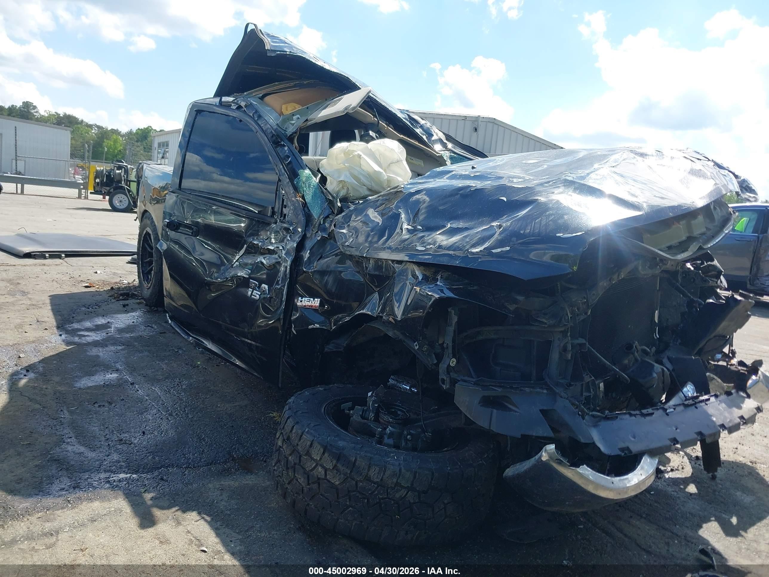 2016 Ram 1500 Big Horn, VIN 1C6RR7LT4GS109031 — Rollover