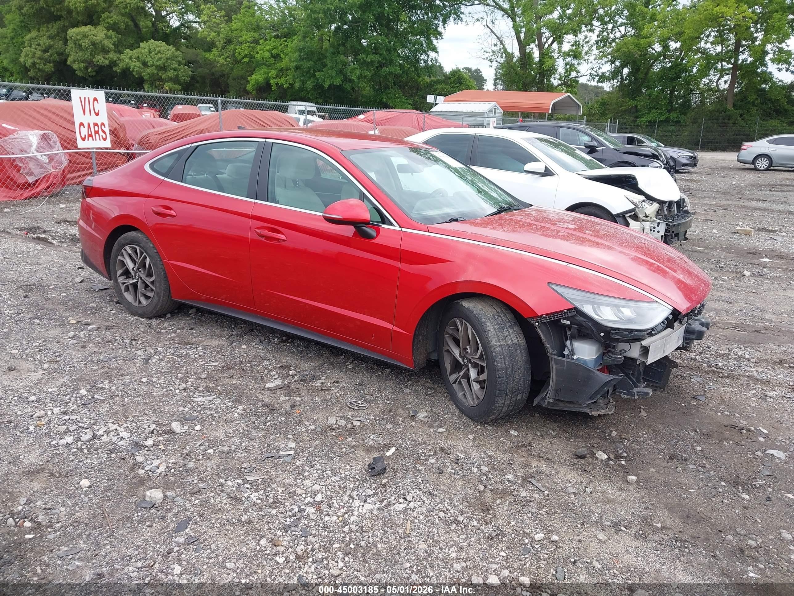 2021 Hyundai Sonata SEL, VIN KMHL64JA2MA151914 — Front end