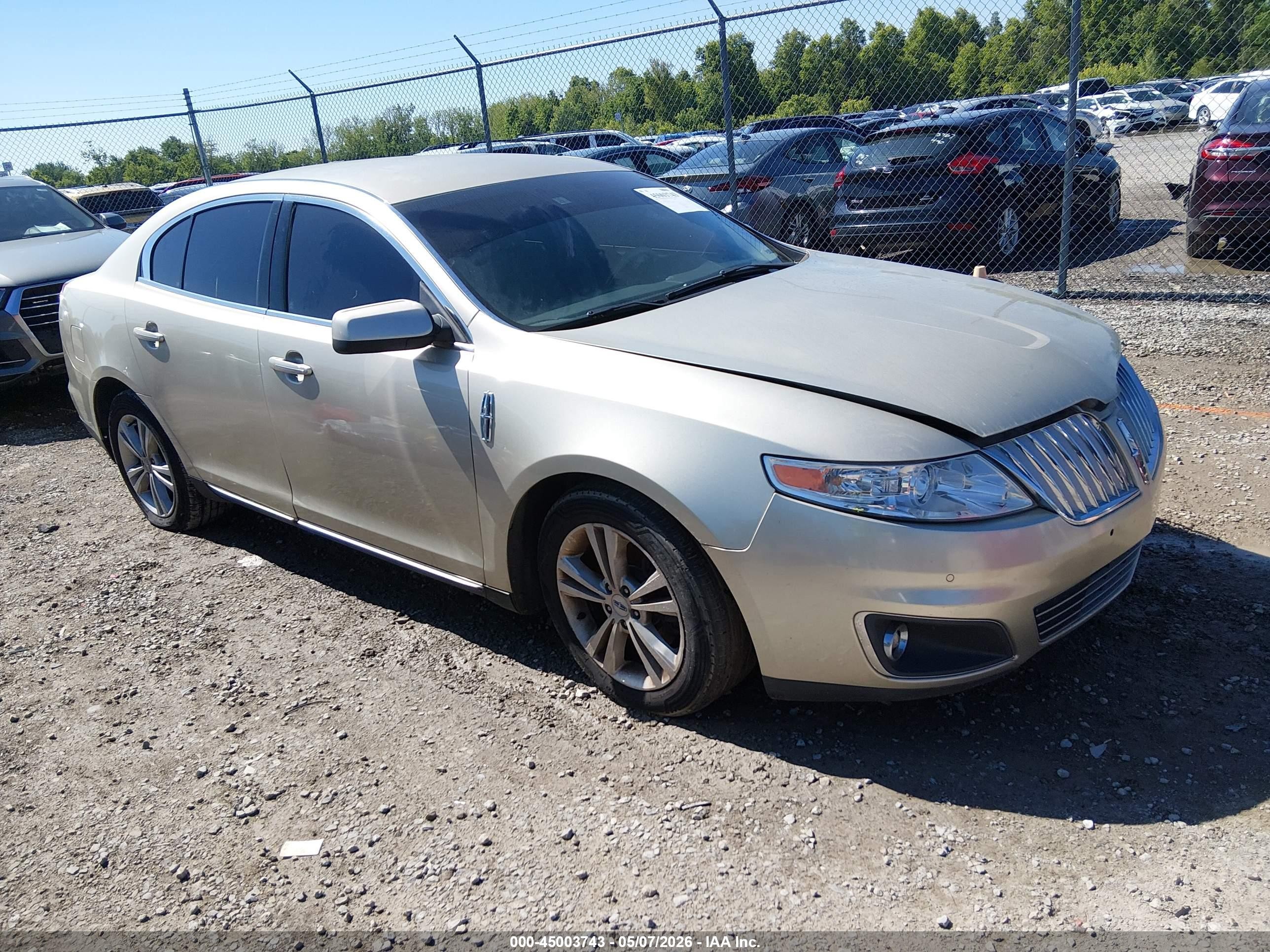 2010 Lincoln MKS, VIN 1LNHL9DR6AG608620 — Repossession