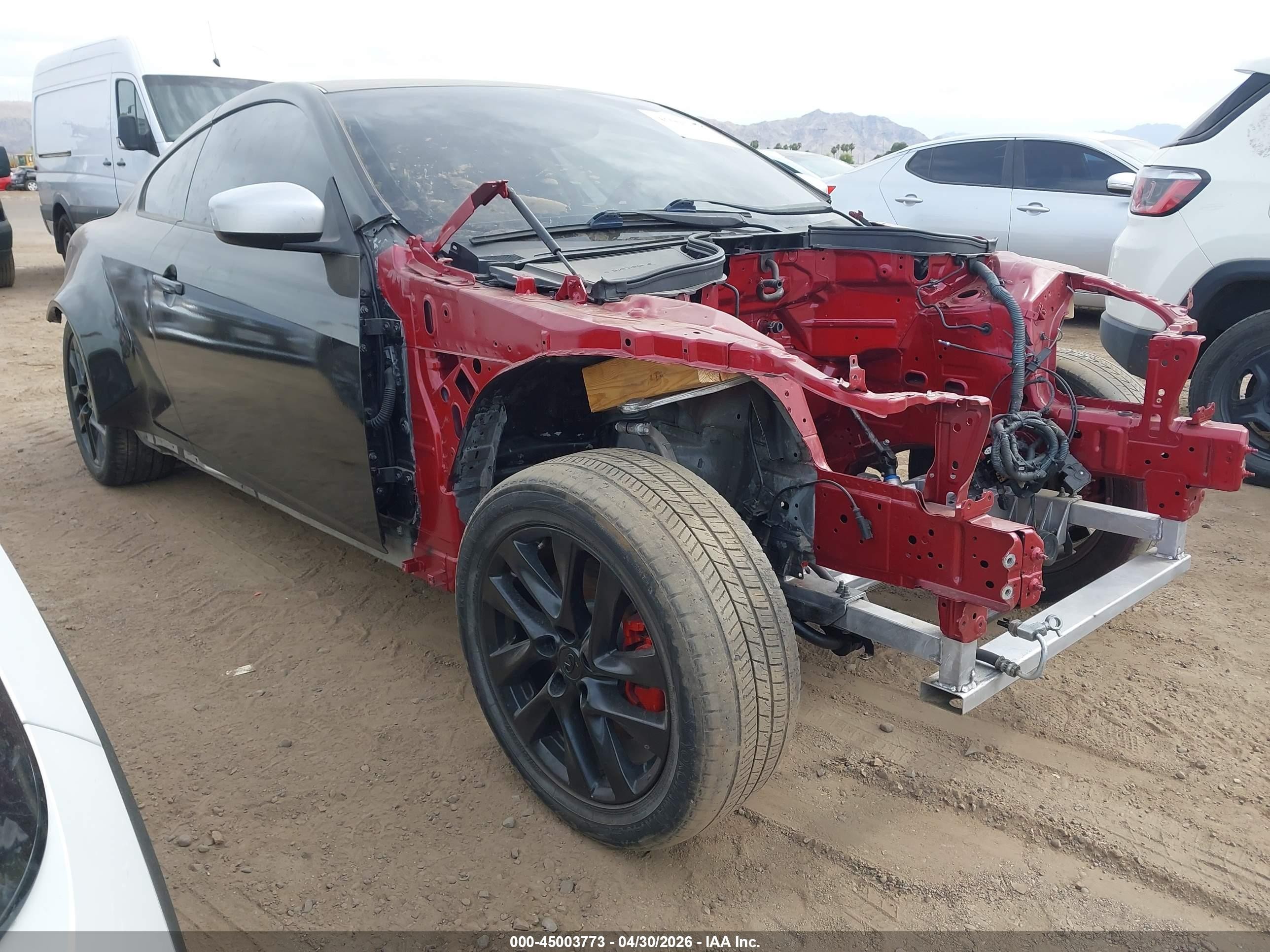 2010 Infiniti G37 Journey, VIN JN1CV6EK9AM100459 — Stripped