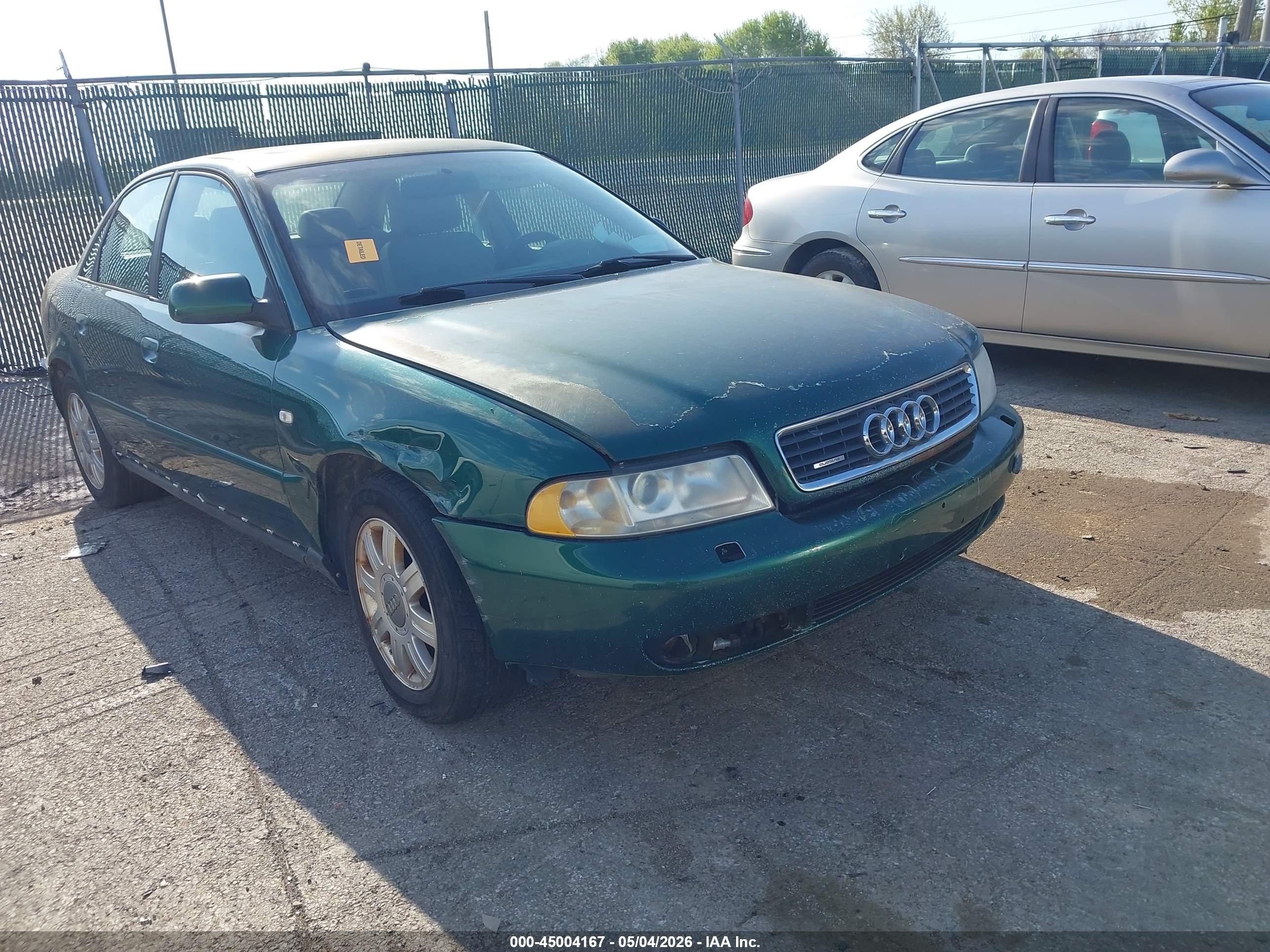 2000 Audi A4, VIN WAUDC68D2YA055894 — Normal wear