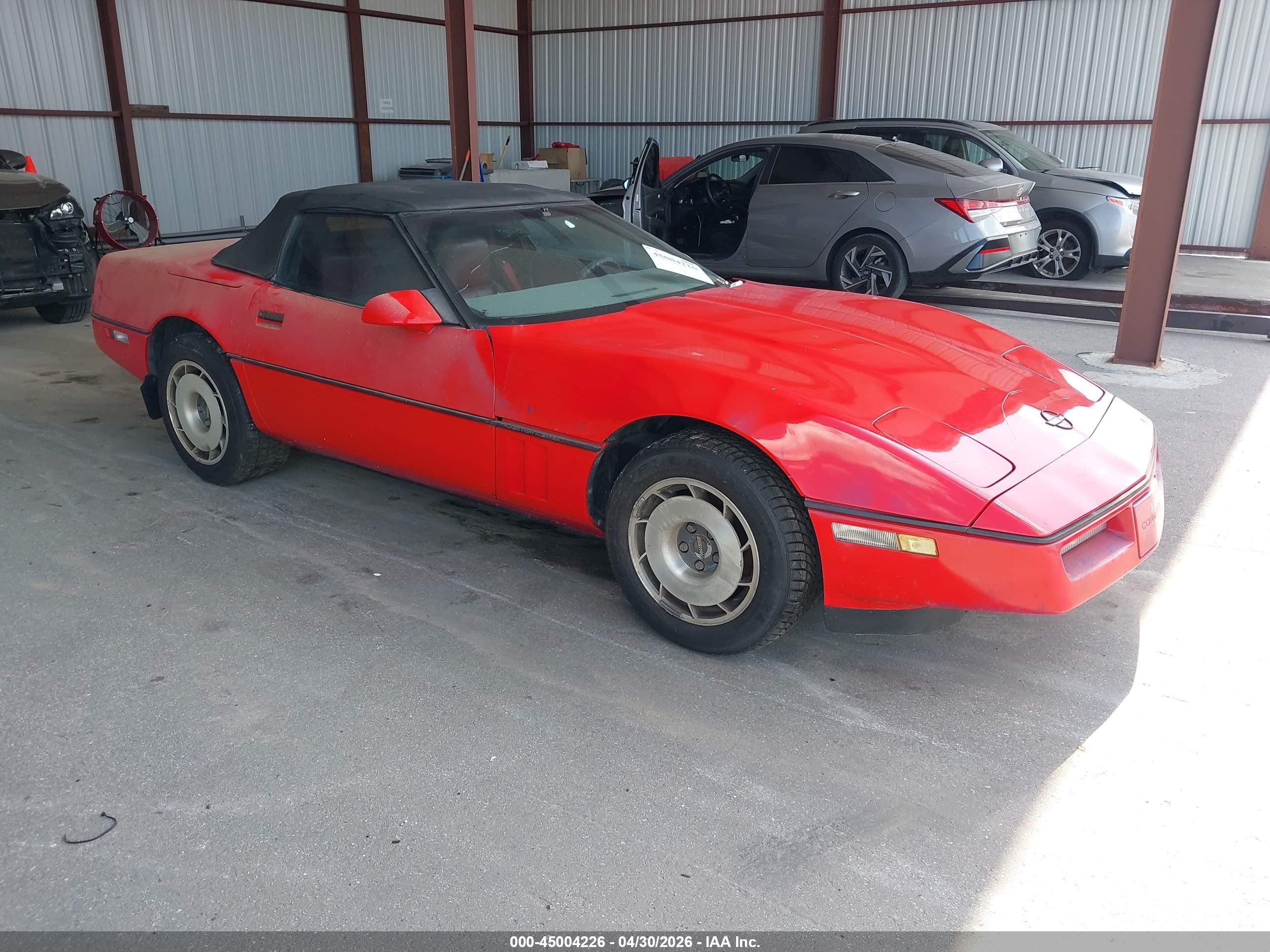 1987 Chevrolet Corvette, VIN 1G1YY3189H5119951 — Normal wear