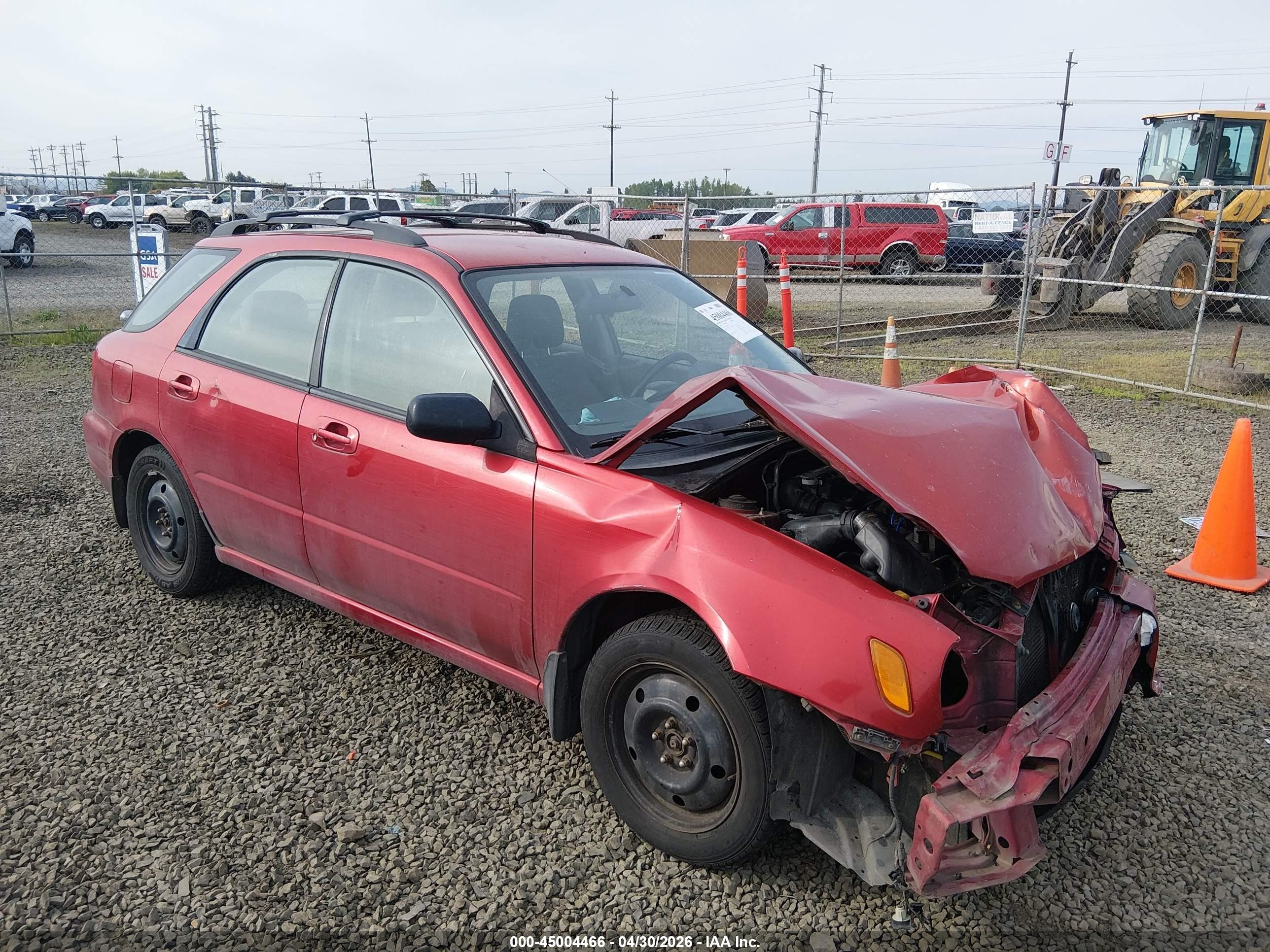 2002 Subaru Impreza TS Sport, VIN JF1GG65502G817213 — Перед
