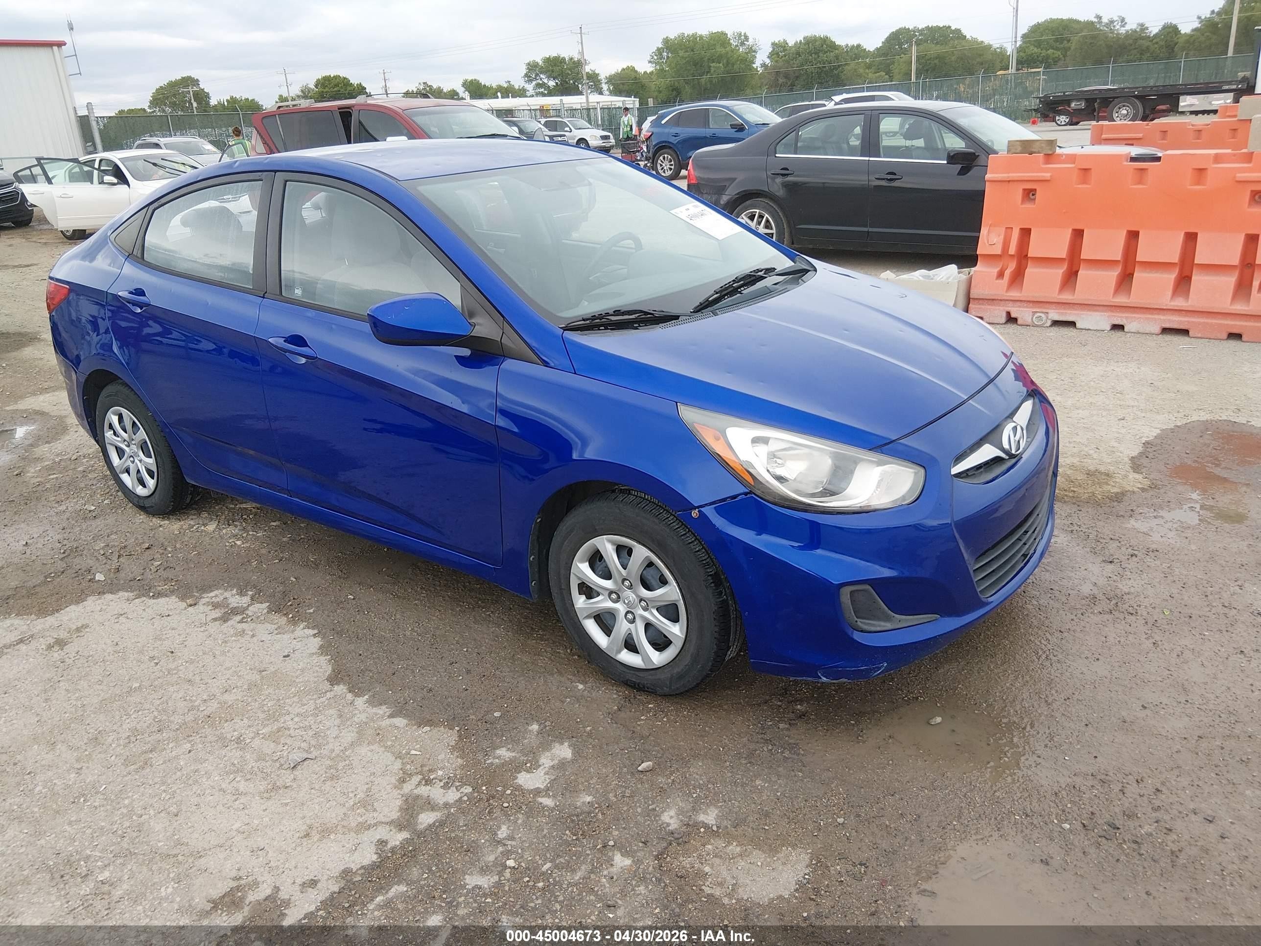 2014 Hyundai Accent GLS, VIN KMHCT4AE2EU665953 — Hail