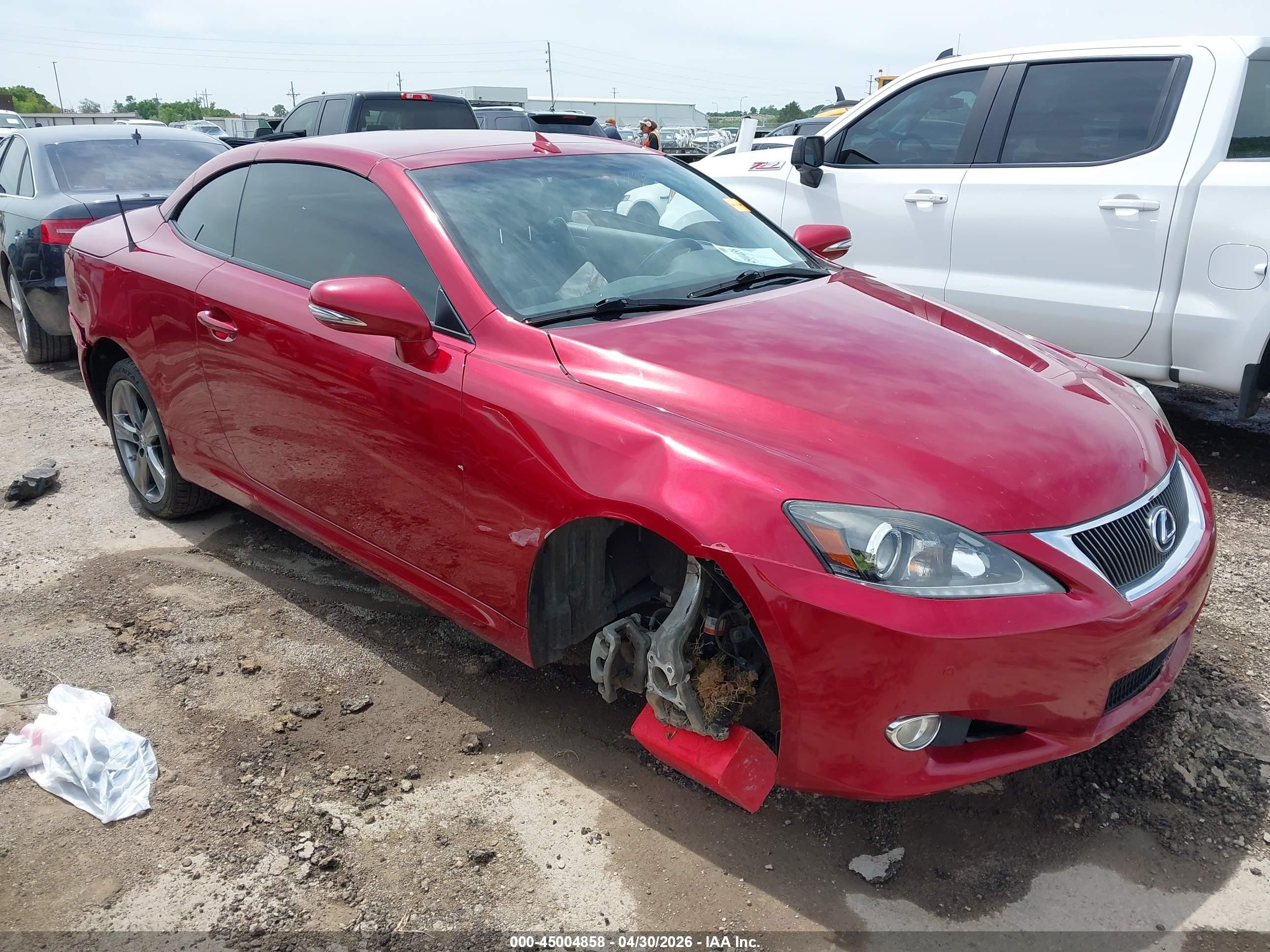 2012 Lexus IS 250 C, VIN JTHFF2C24C2521876 — Side