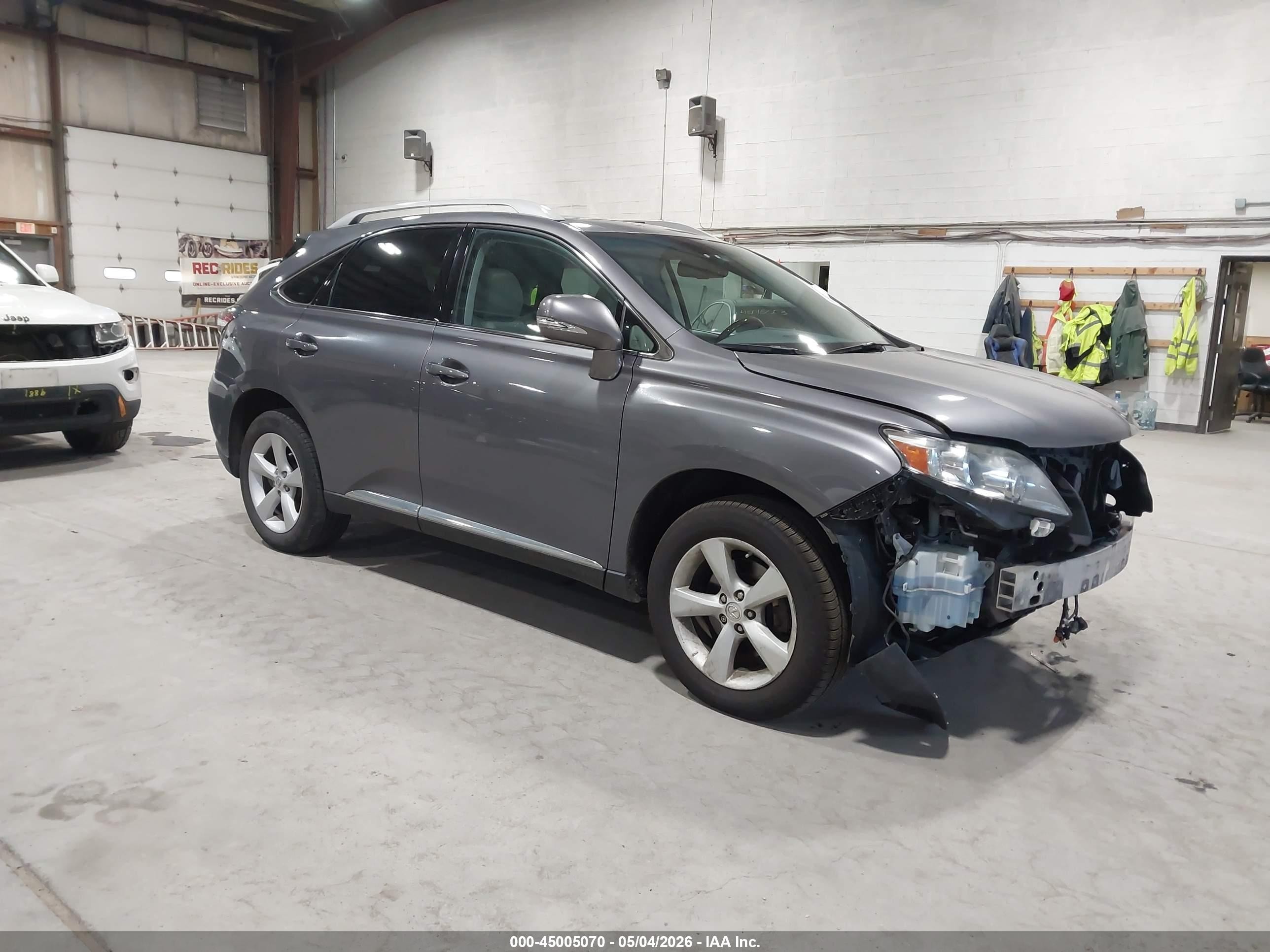 2012 Lexus RX 350, VIN 2T2BK1BA1CC147643 — Front end