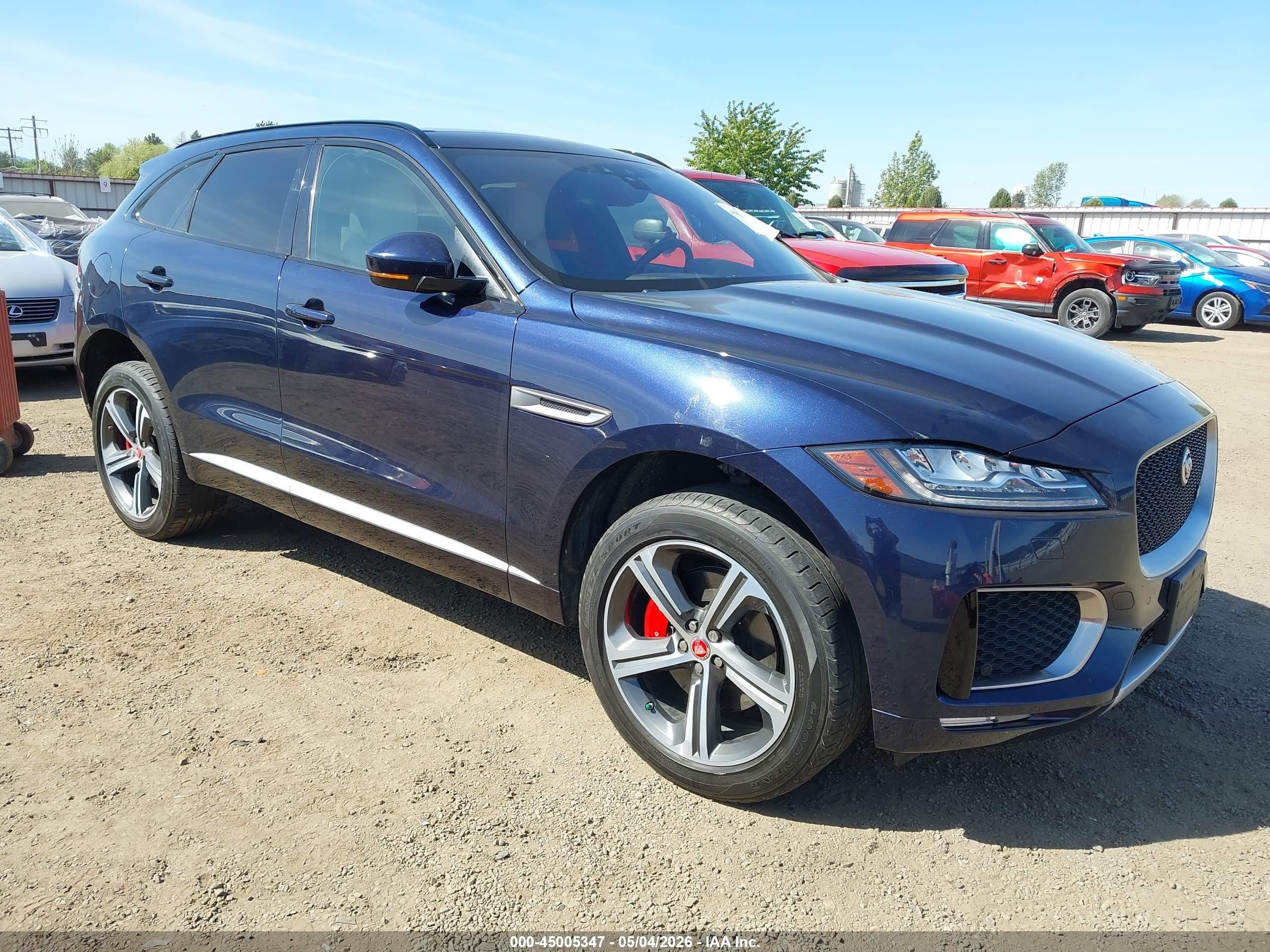 2018 Jaguar F-Pace S, VIN SADCM2FV8JA276443 — Not stated