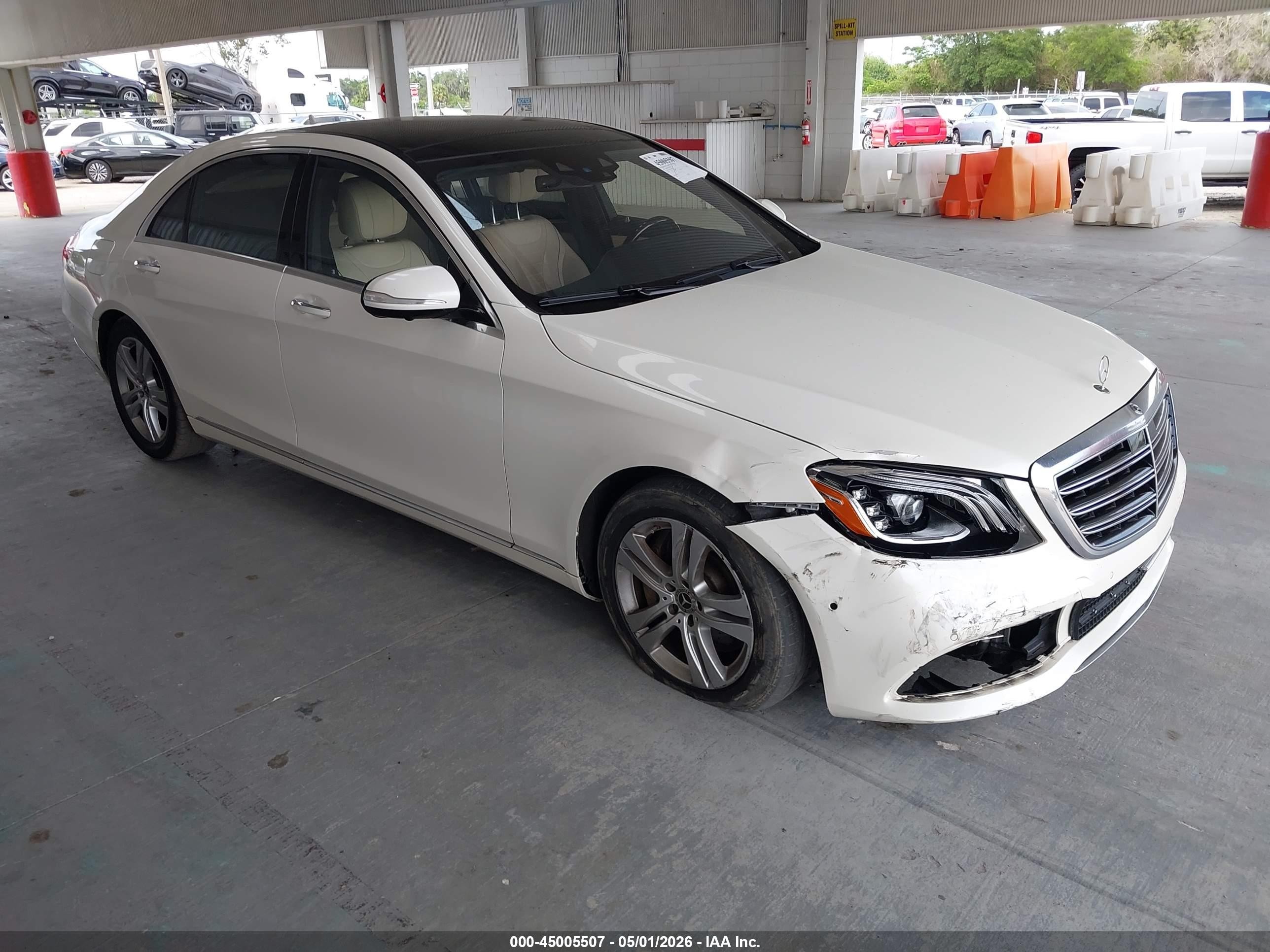 2019 Mercedes-Benz S 450, VIN WDDUG6GB9KA448859 — Front end