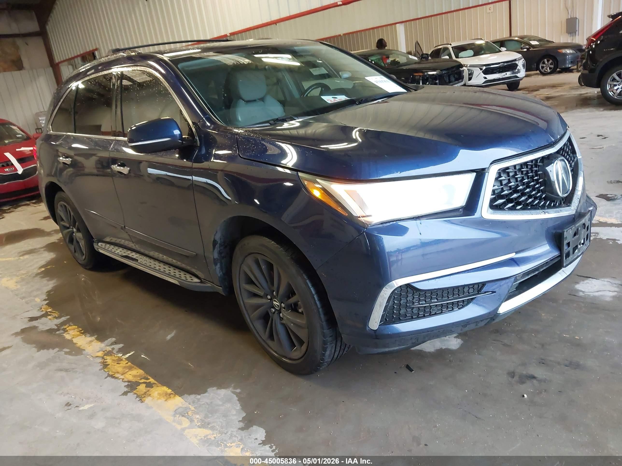 2019 Acura MDX Technology, VIN 5J8YD3H5XKL006531 — Undercarriage