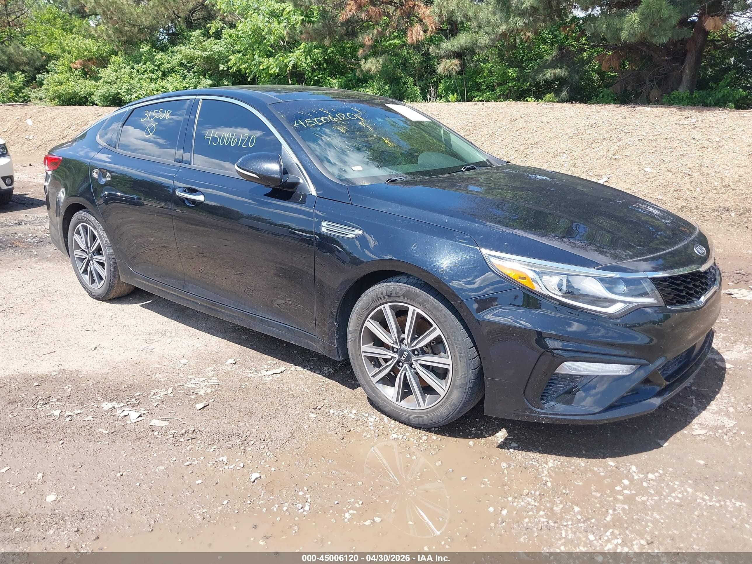2019 Kia Optima EX, VIN 5XXGU4L14KG315528 — Theft recovery