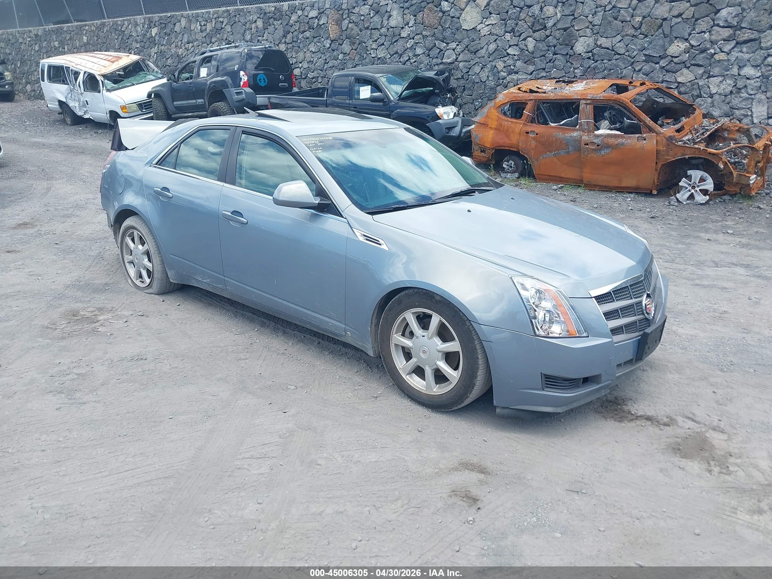 2008 Cadillac CTS RWD, VIN 1G6DF577280161562 — Rear end