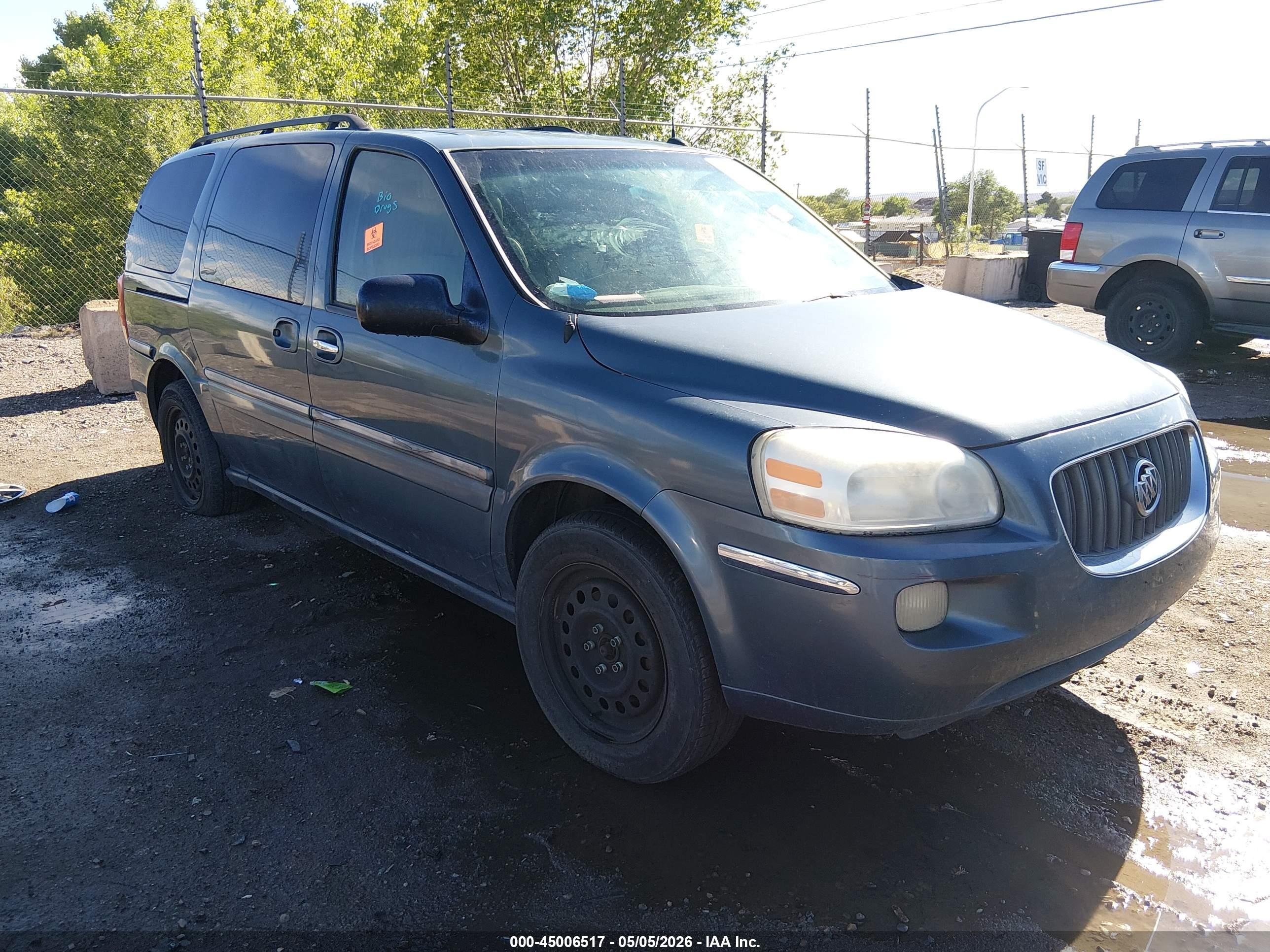 2005 Buick Terraza CX, VIN 5GADV23L75D161872 — Biohazard / chemical