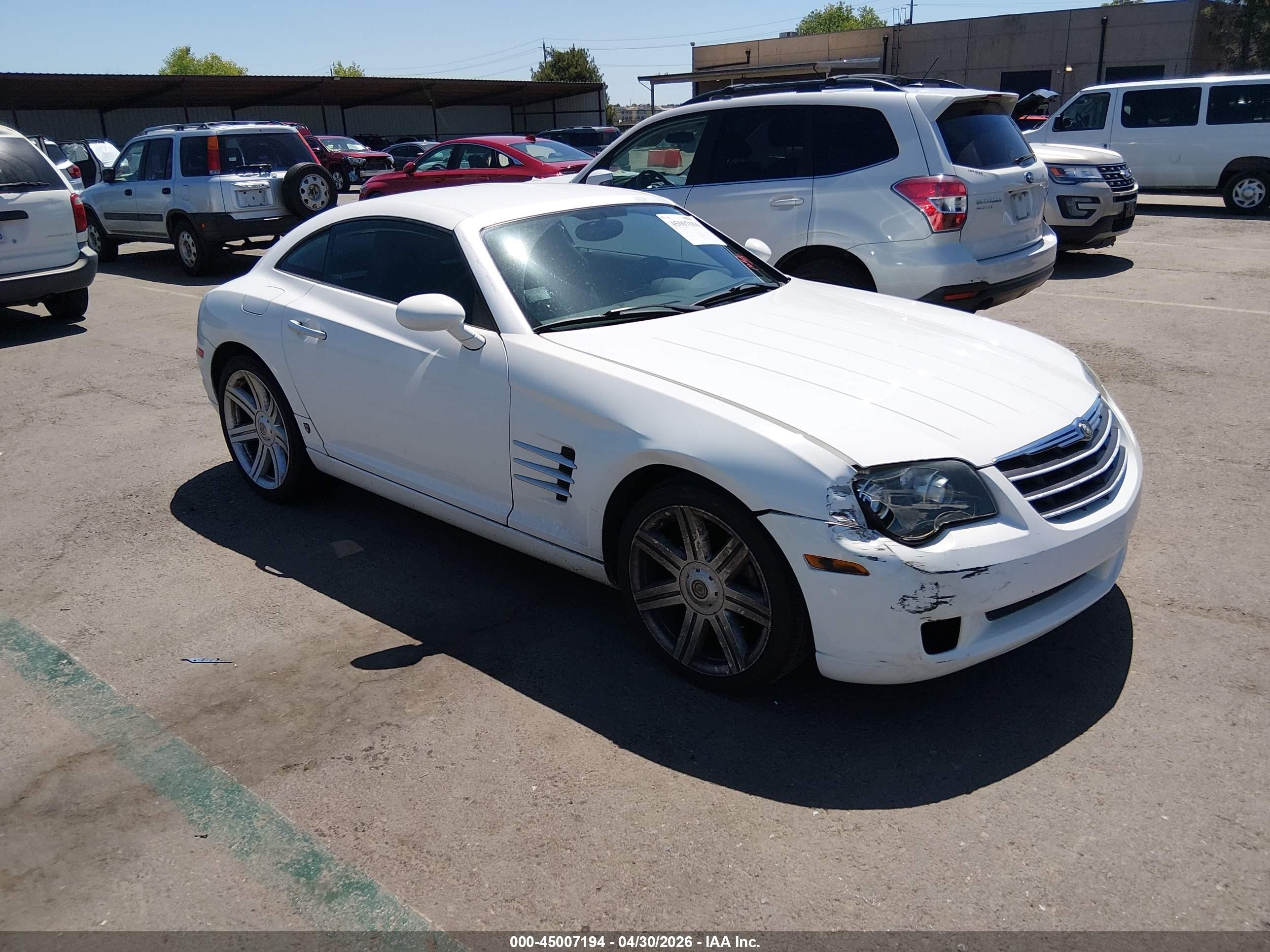 2004 Chrysler Crossfire, VIN 1C3AN69L54X007291 — Front end