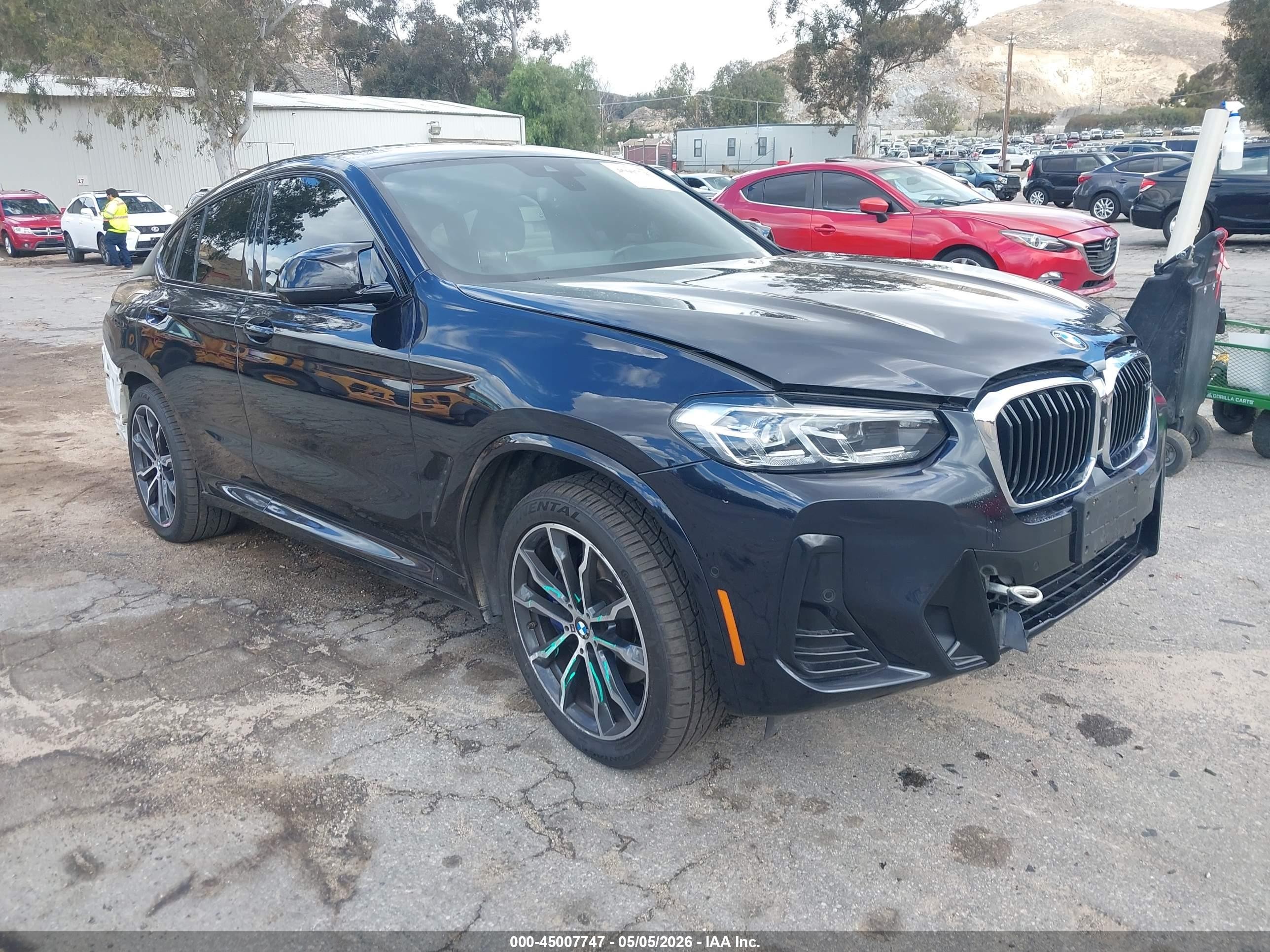 2023 BMW X4 M40i, VIN 5UX43DT03P9P77661 — Rear end