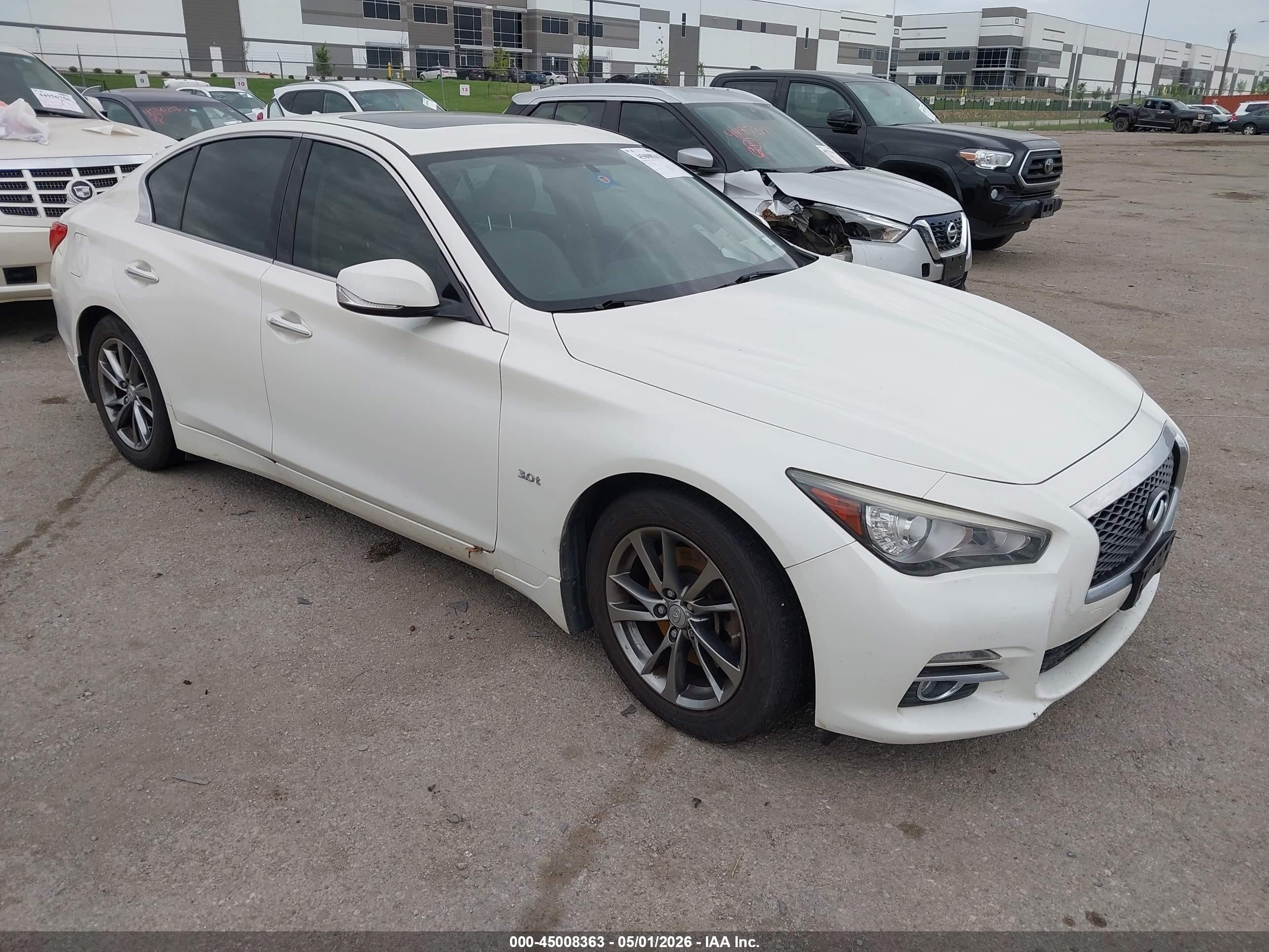 2017 Infiniti Q50 Signature Edition, VIN JN1EV7AP5HM740324 — Water / flood