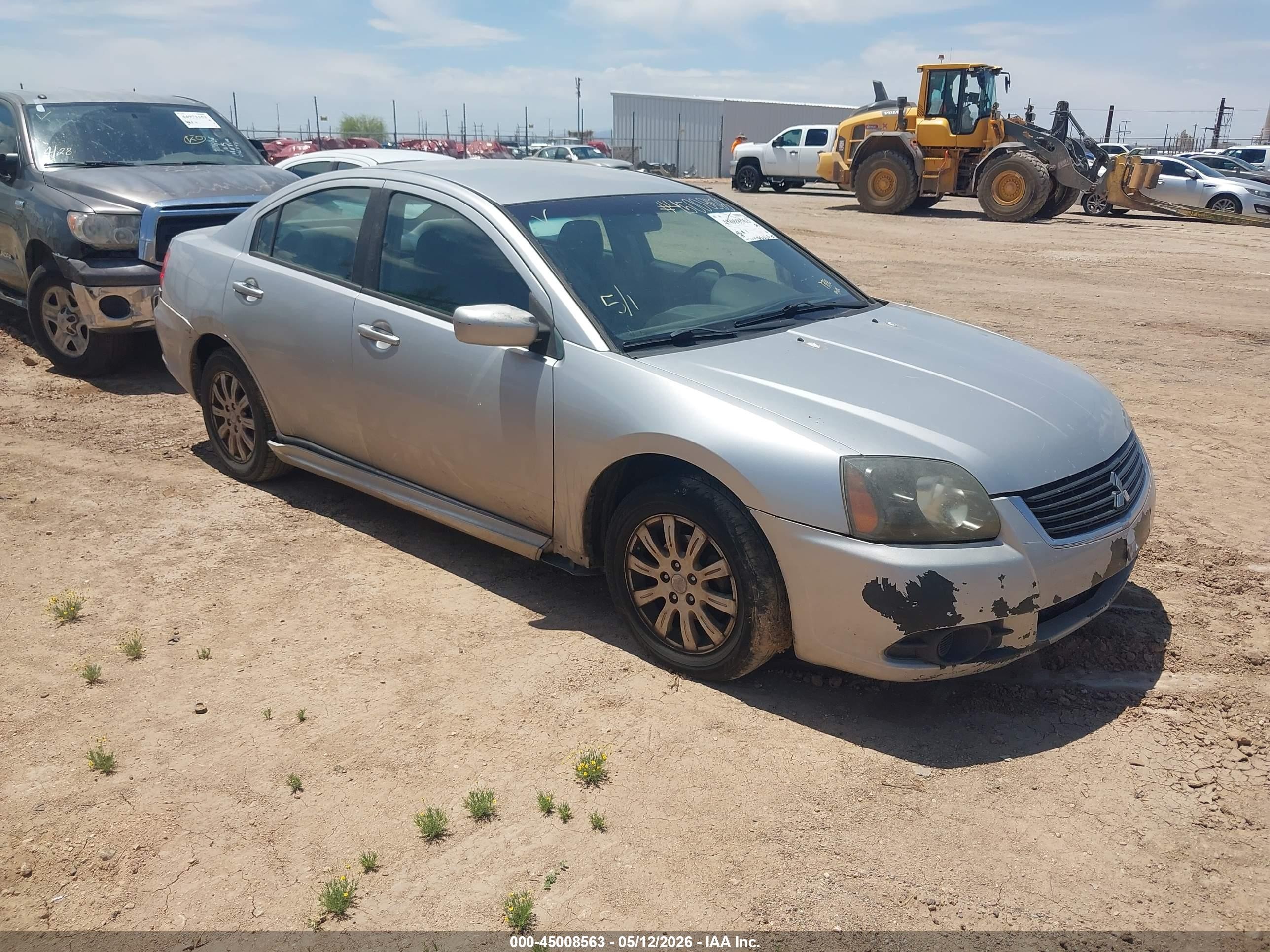 2010 Mitsubishi Galant FE, VIN 4A32B2FF0AE012449 — Front end