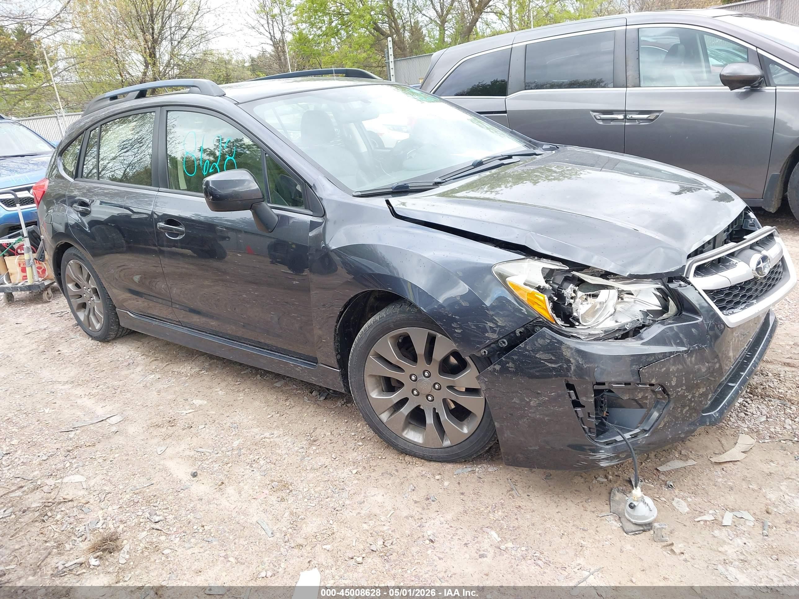 2013 Subaru Impreza Special Sports Limited, VIN JF1GPAS68D2866305 — Hail