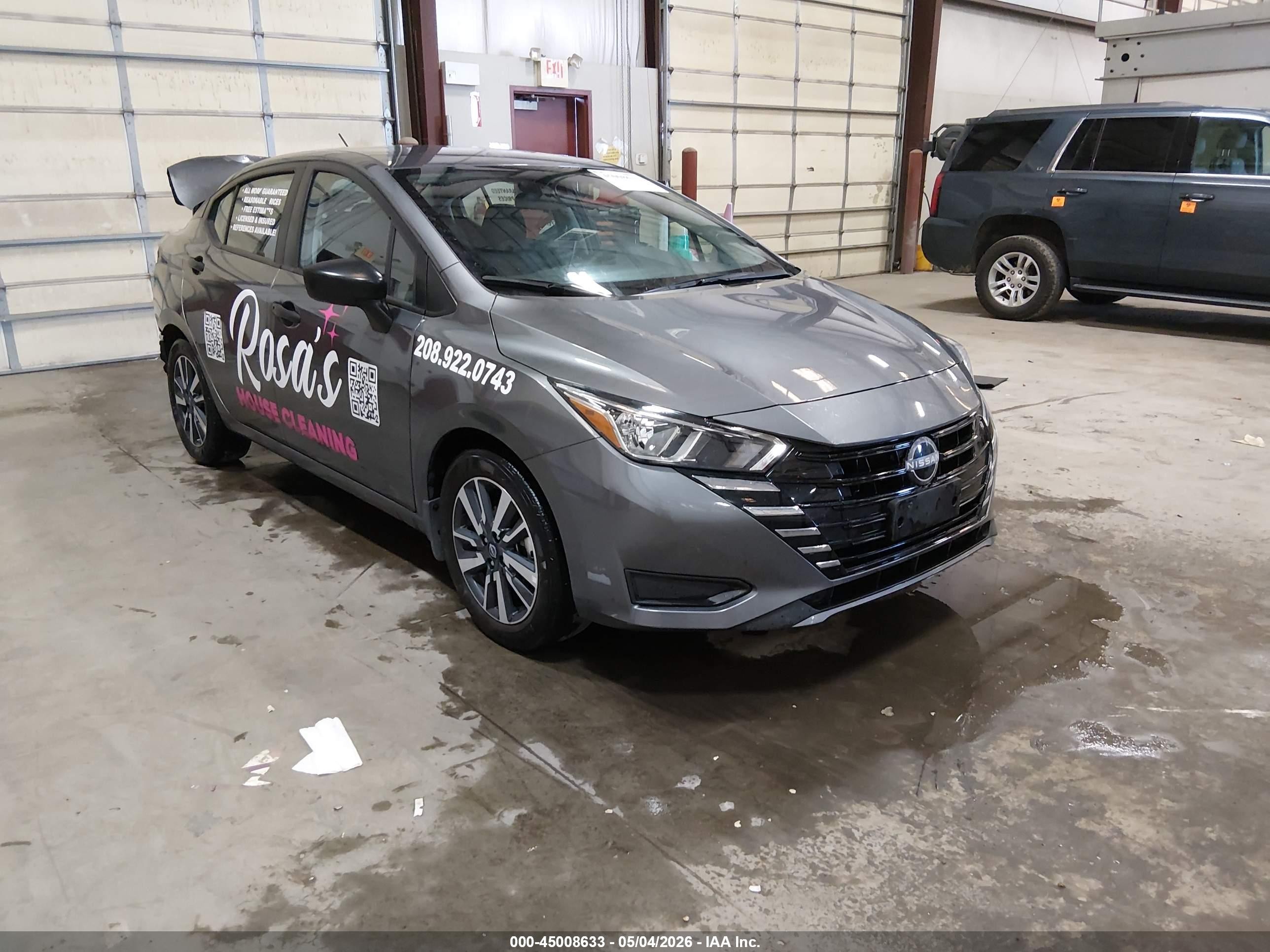 2024 Nissan Versa S, VIN 3N1CN8DV3RL907136 — Rear end
