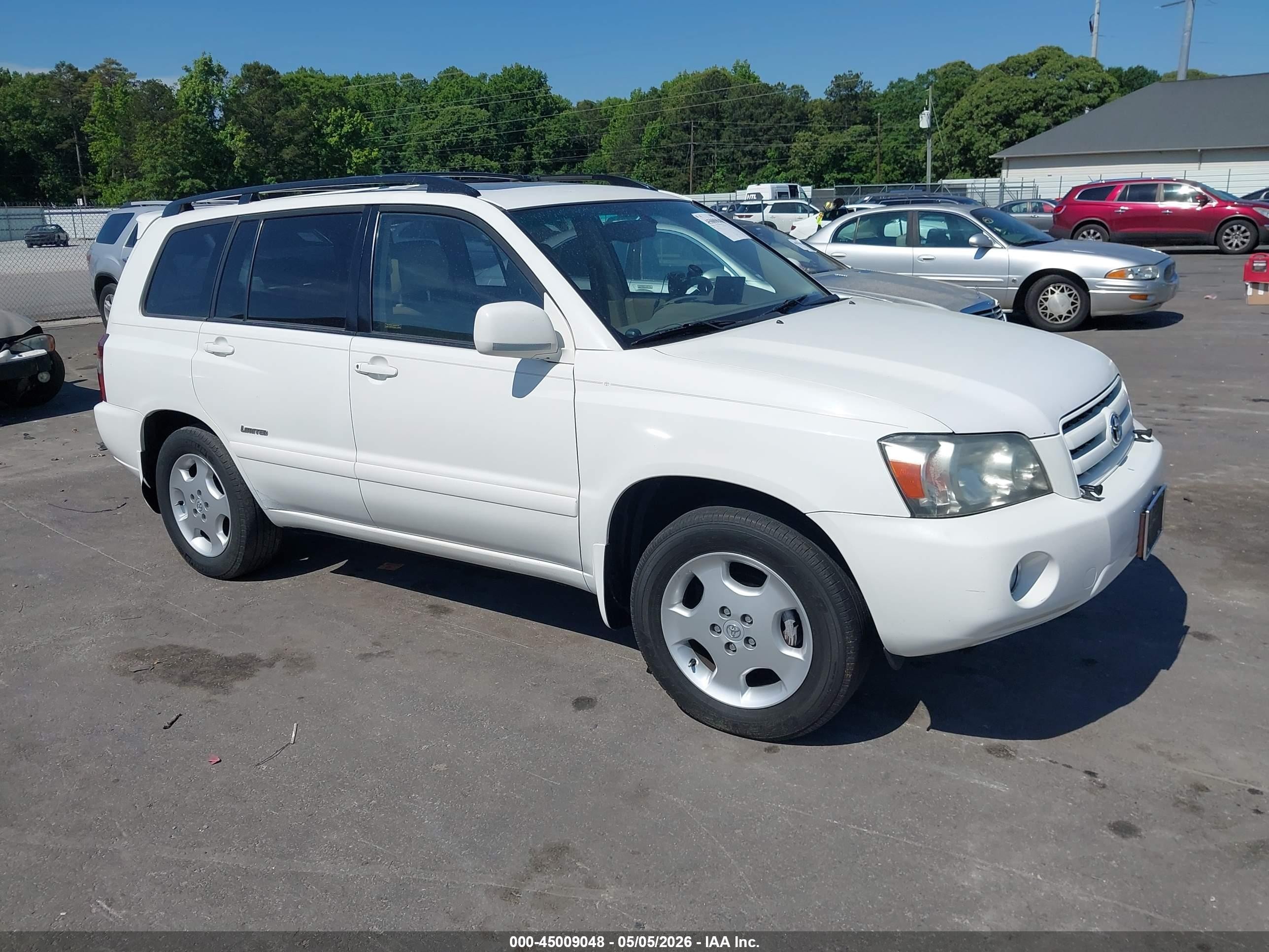 2006 Toyota Highlander Limited, VIN JTEDP21A060122295 — Front end
