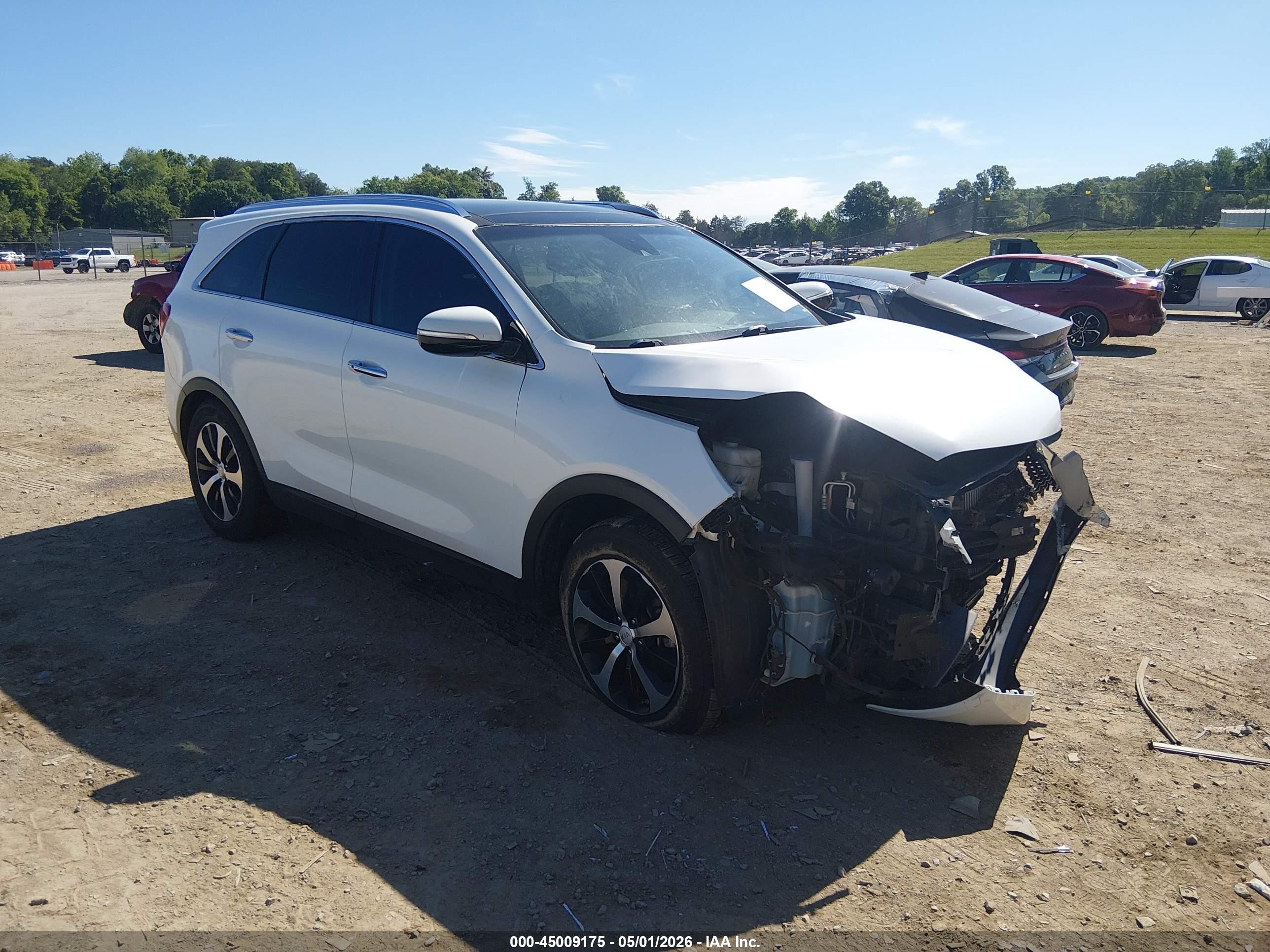 2017 Kia Sorento EX, VIN 5XYPH4A13HG241272 — Front end