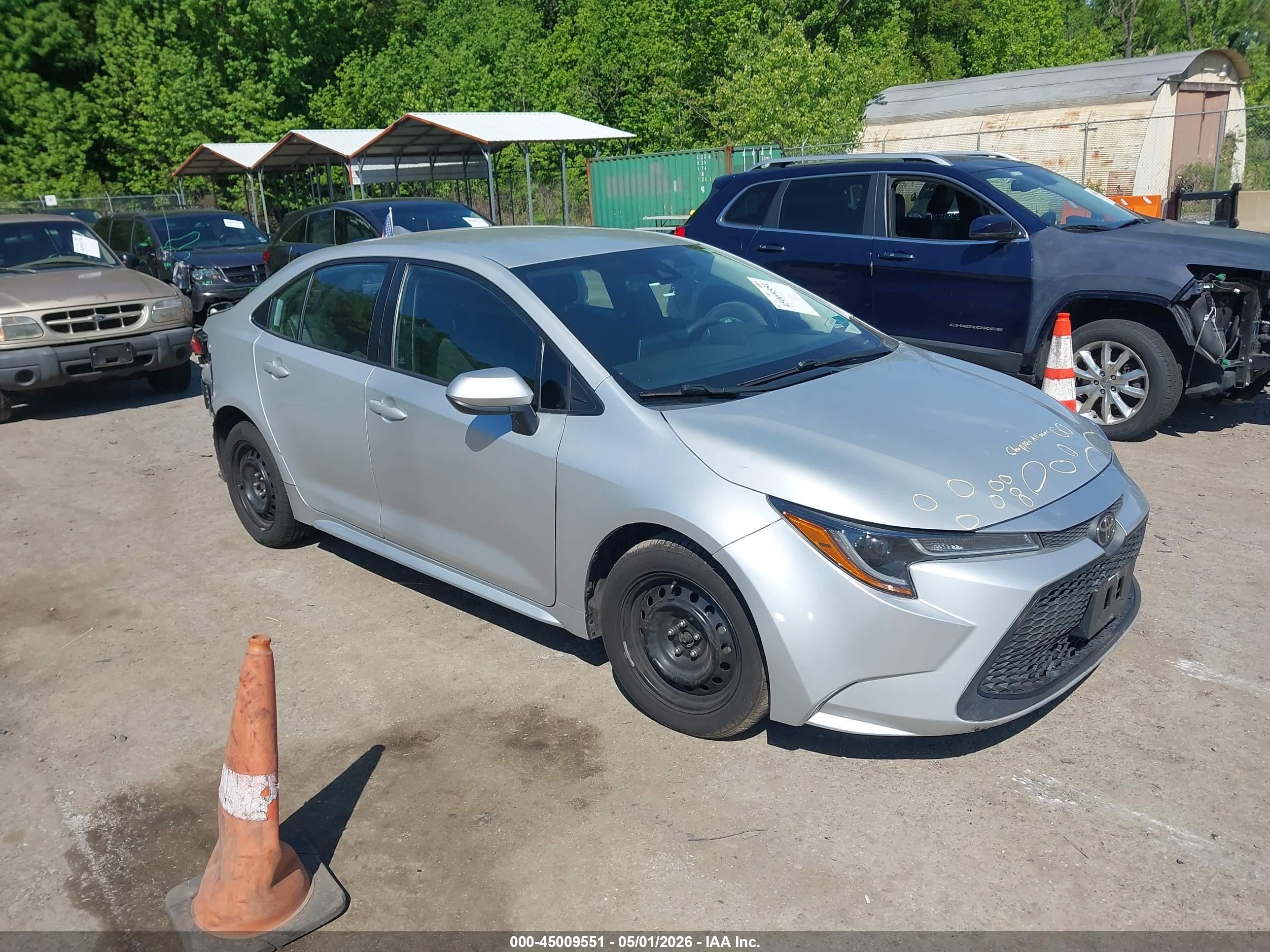 2021 Toyota Corolla LE, VIN 5YFEPMAE1MP221248 — Rear end