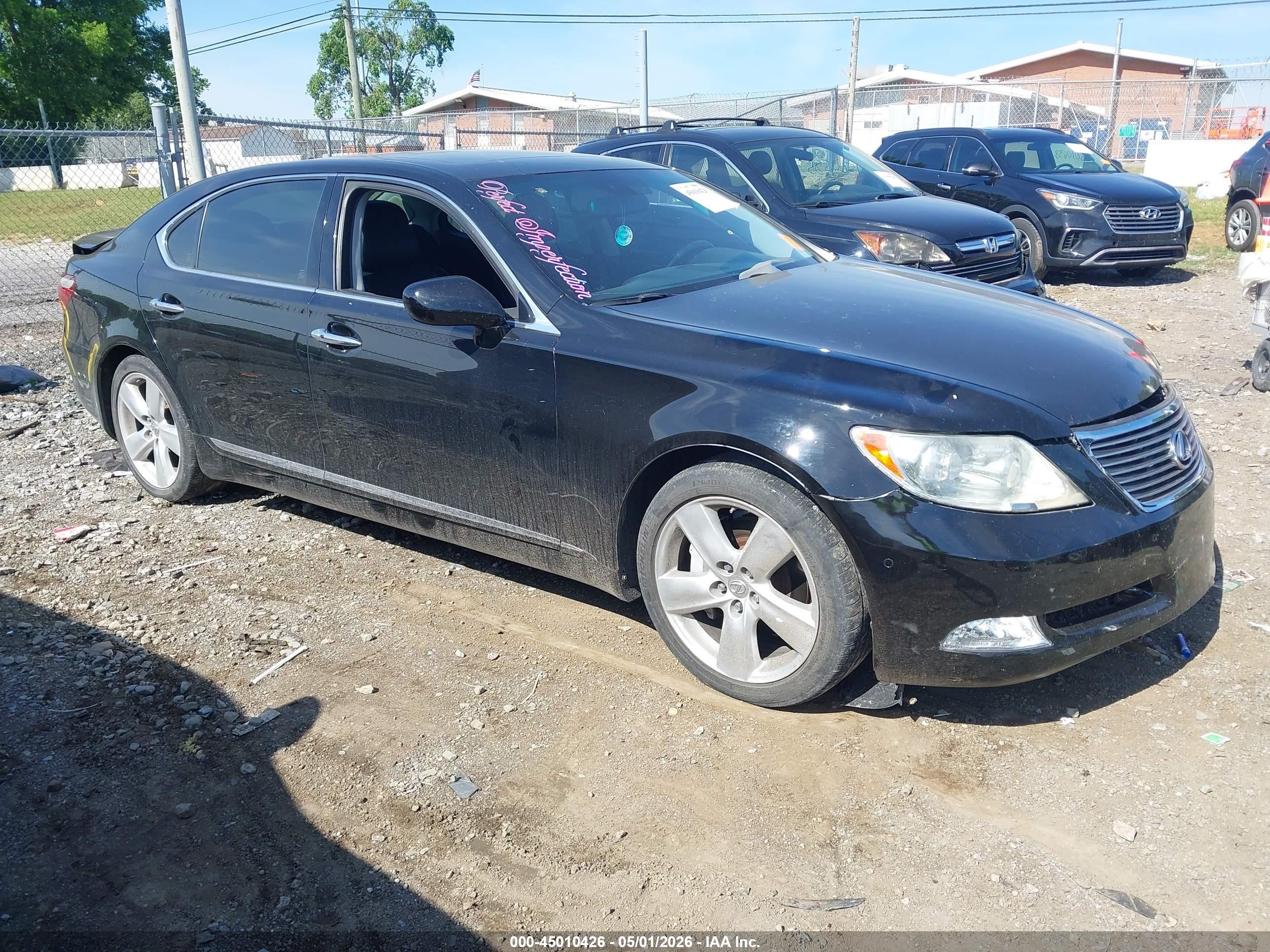 2008 Lexus LS 460 L, VIN JTHGL46F185029433 — Front end