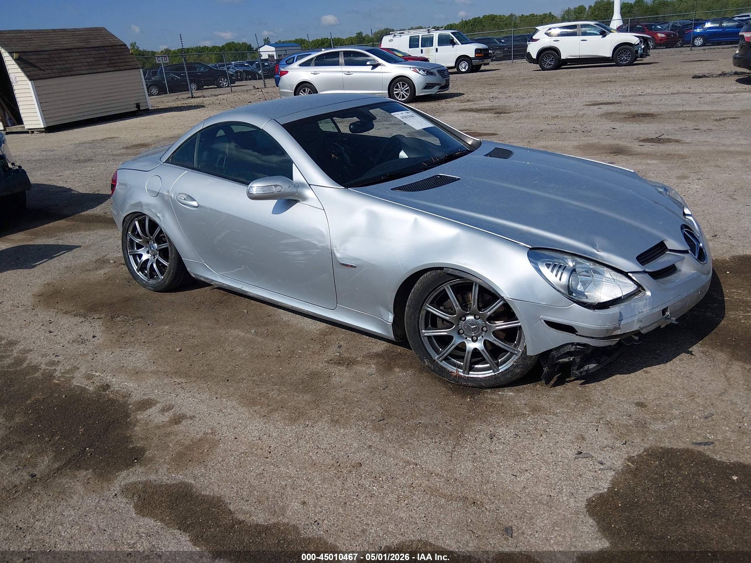 2008 Mercedes-Benz SLK 280, VIN WDBWK54F78F185171 — Бок
