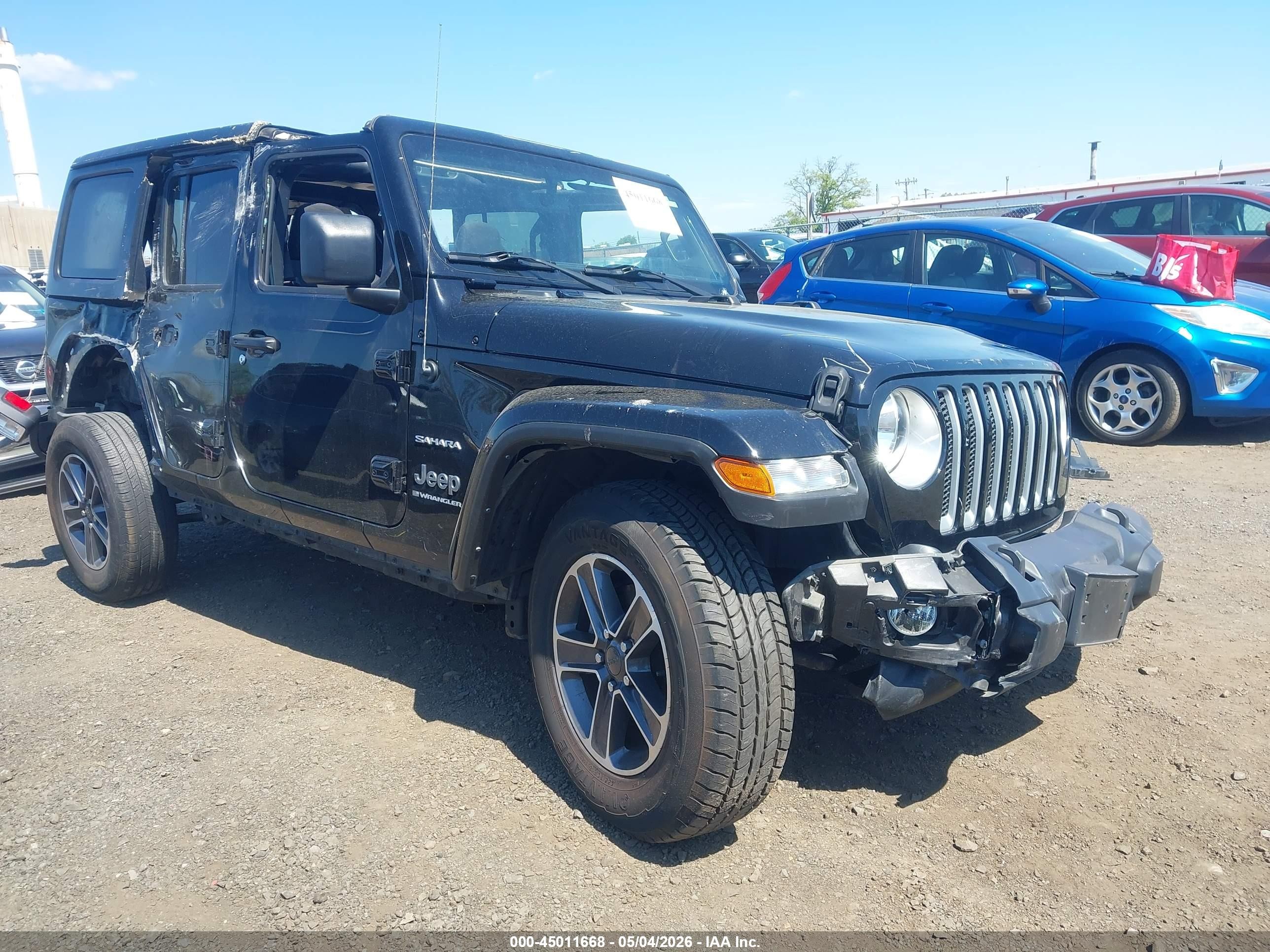 2023 Jeep Wrangler Sahara, VIN 1C4HJXEN0PW695083 — По всему кузову