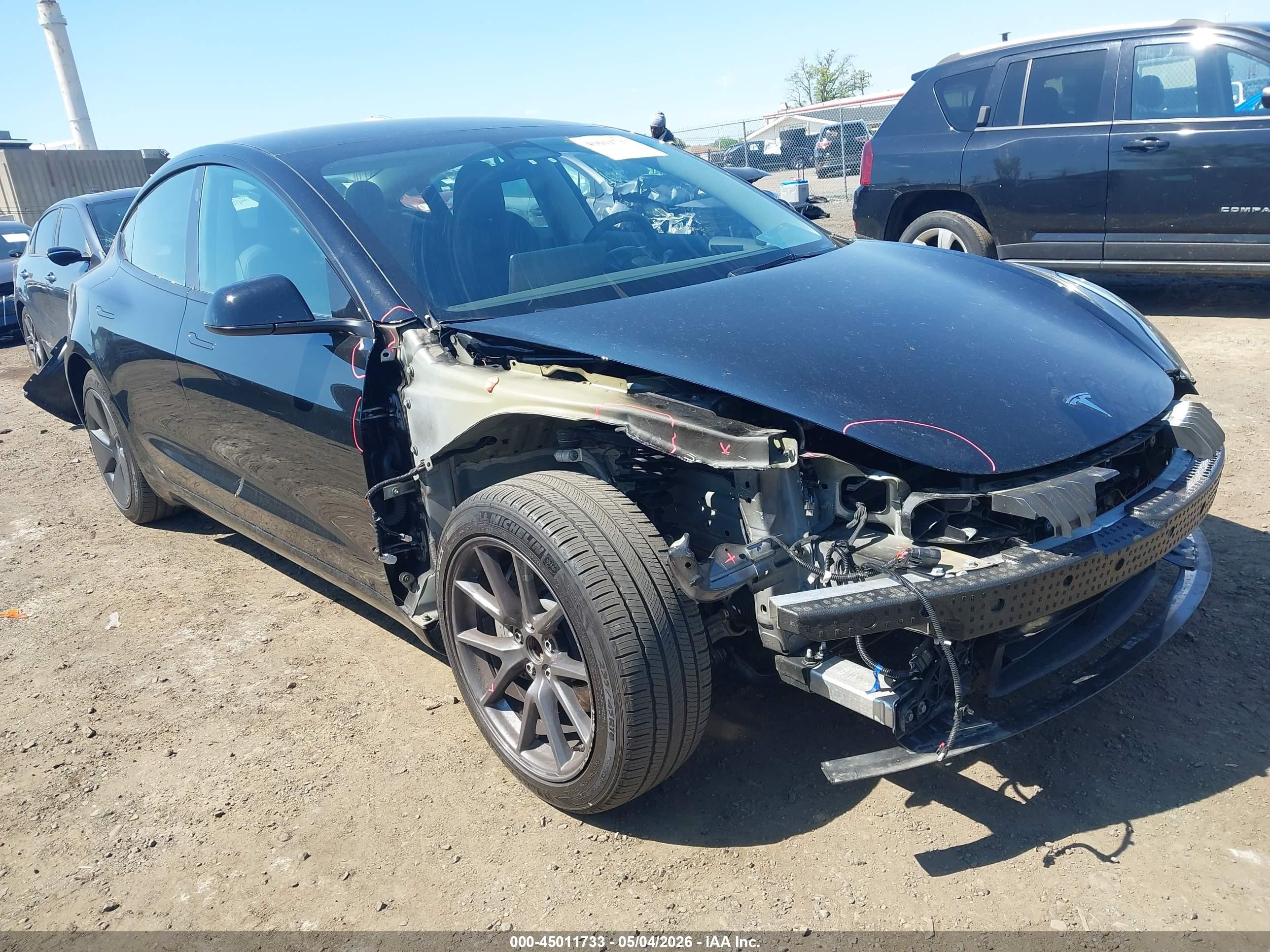 2023 Tesla Model 3, VIN 5YJ3E1EA6PF667978 — Front end
