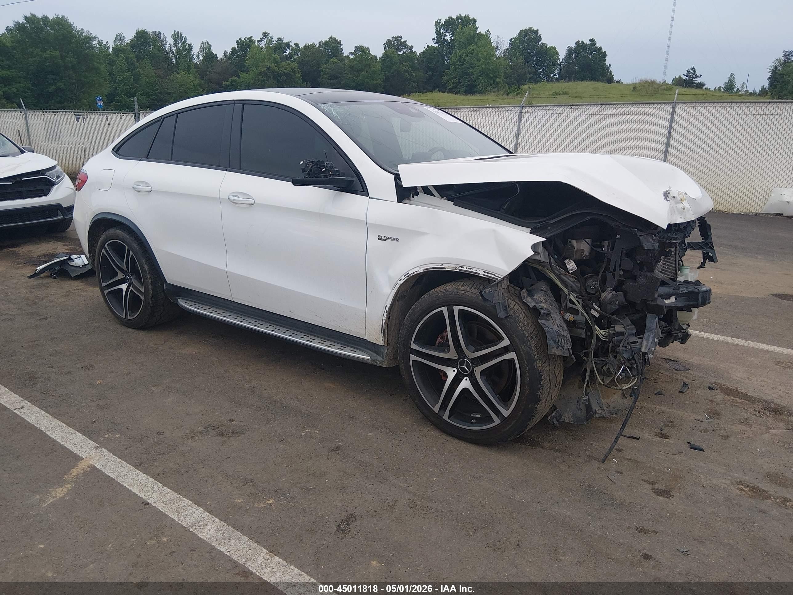 2017 Mercedes-Benz GLE 43 AMG, VIN 4JGED6EB8HA080169 — Front end