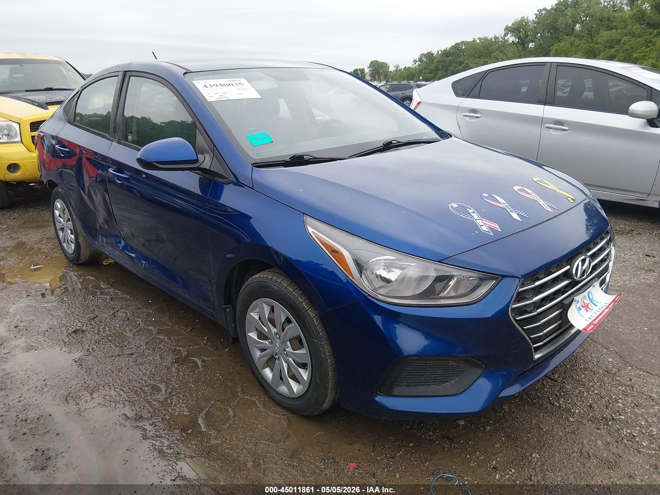 2020 Hyundai Accent SE, VIN 3KPC24A67LE098974 — Side