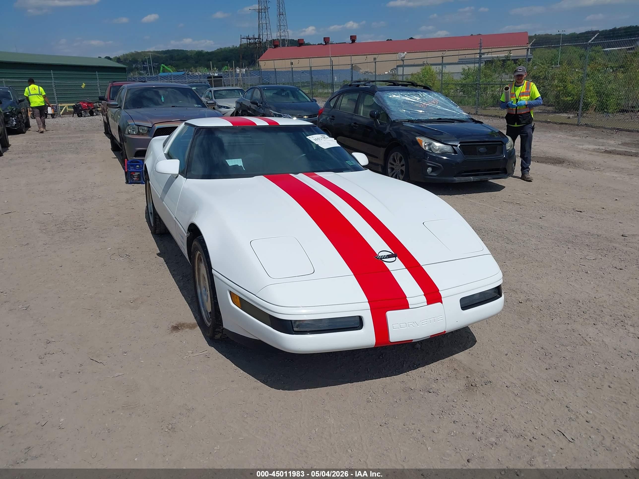 1993 Chevrolet Corvette, VIN 1G1YY23P1P5106415 — Rear end