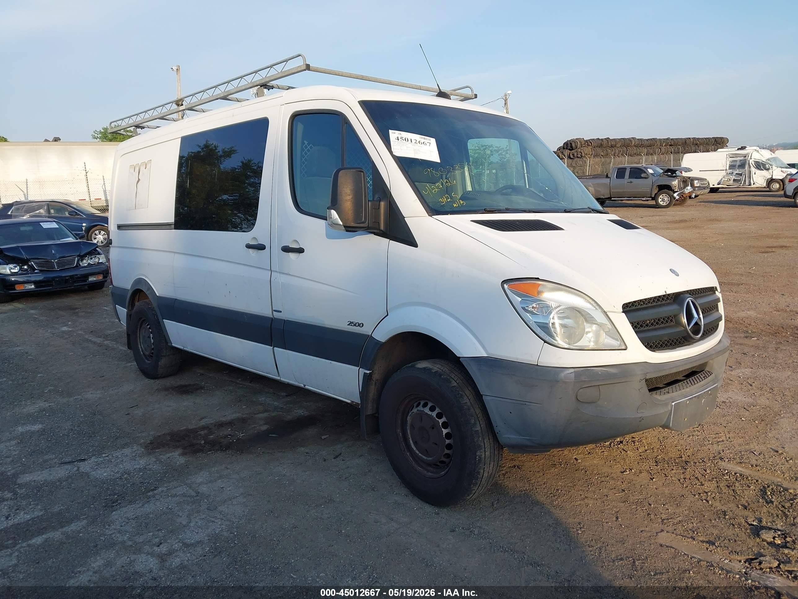 2012 Mercedes-Benz Sprinter Cargo, VIN WD3PE7CC9C5615016 — Rear end